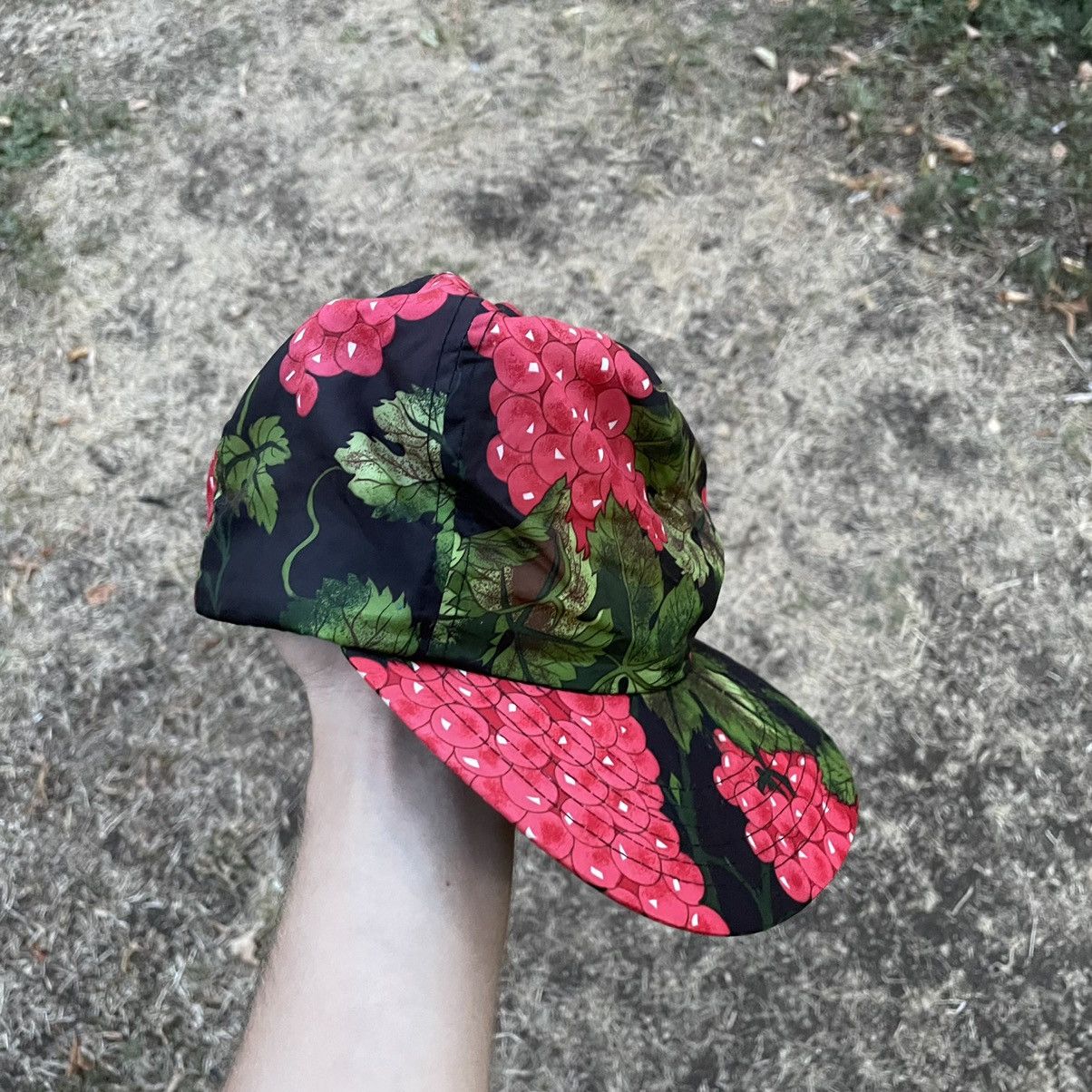 Vintage Vintage Y2K Floral All Over Print Cap Hat Streetwear Slim OS Size ONE SIZE - 1 Thumbnail