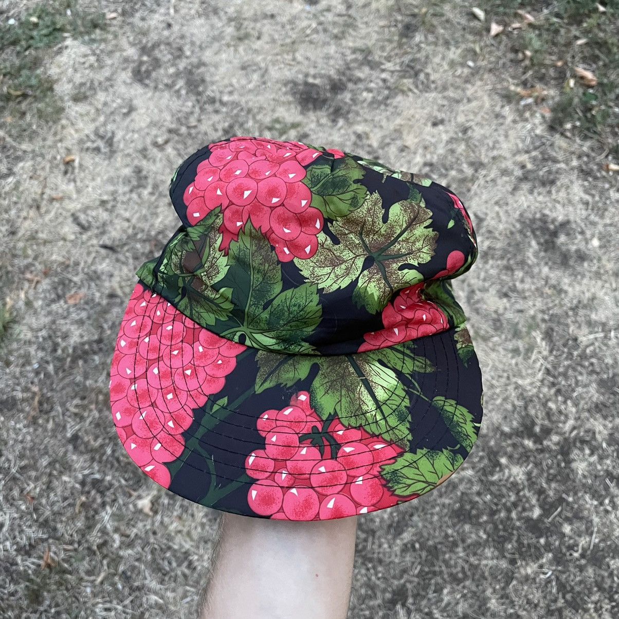 Vintage Vintage Y2K Floral All Over Print Cap Hat Streetwear Slim OS Size ONE SIZE - 3 Thumbnail