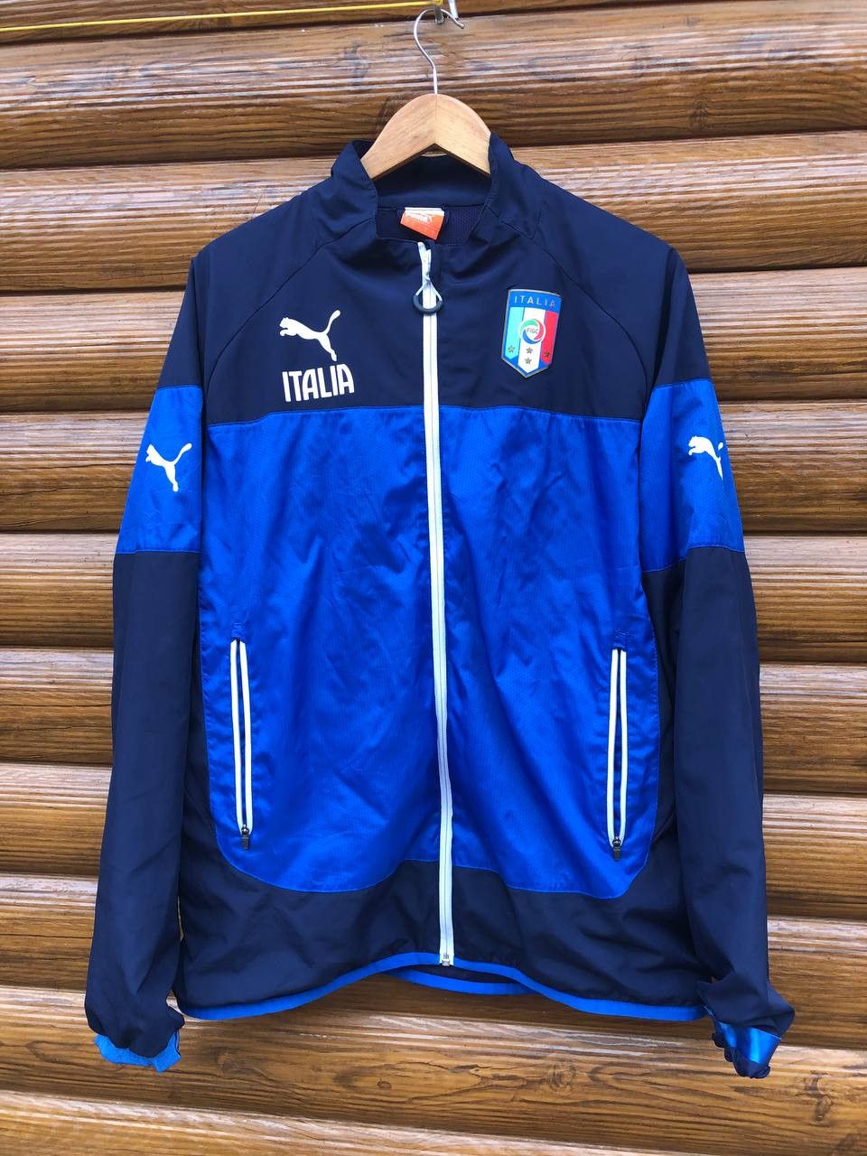 Soccer Jackets Puma Italia Windbreaker ITALY FOOTBALL SOCCER TRACK