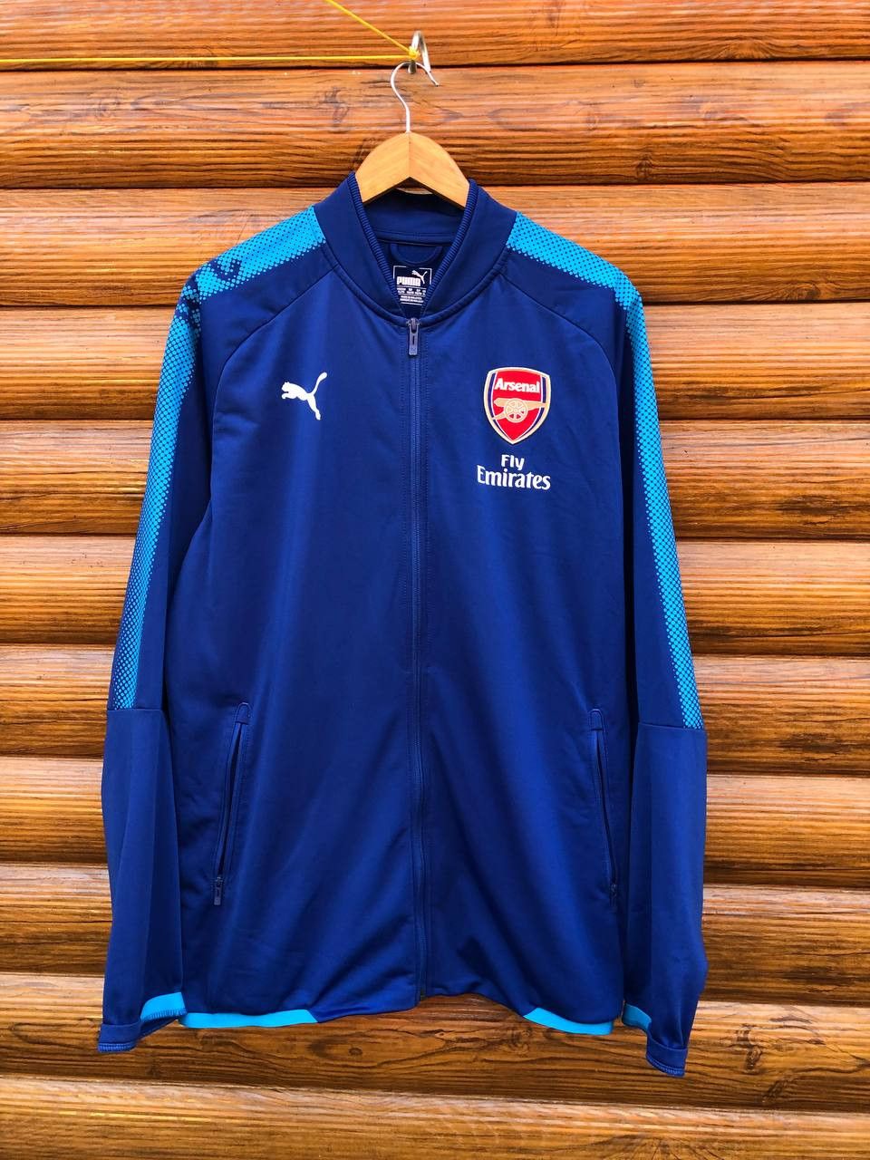 Puma Puma Arsenal Fly Emirates Full Zip Soccer Track Jacket Size US XL / EU 56 / 4 - 1 Thumbnail