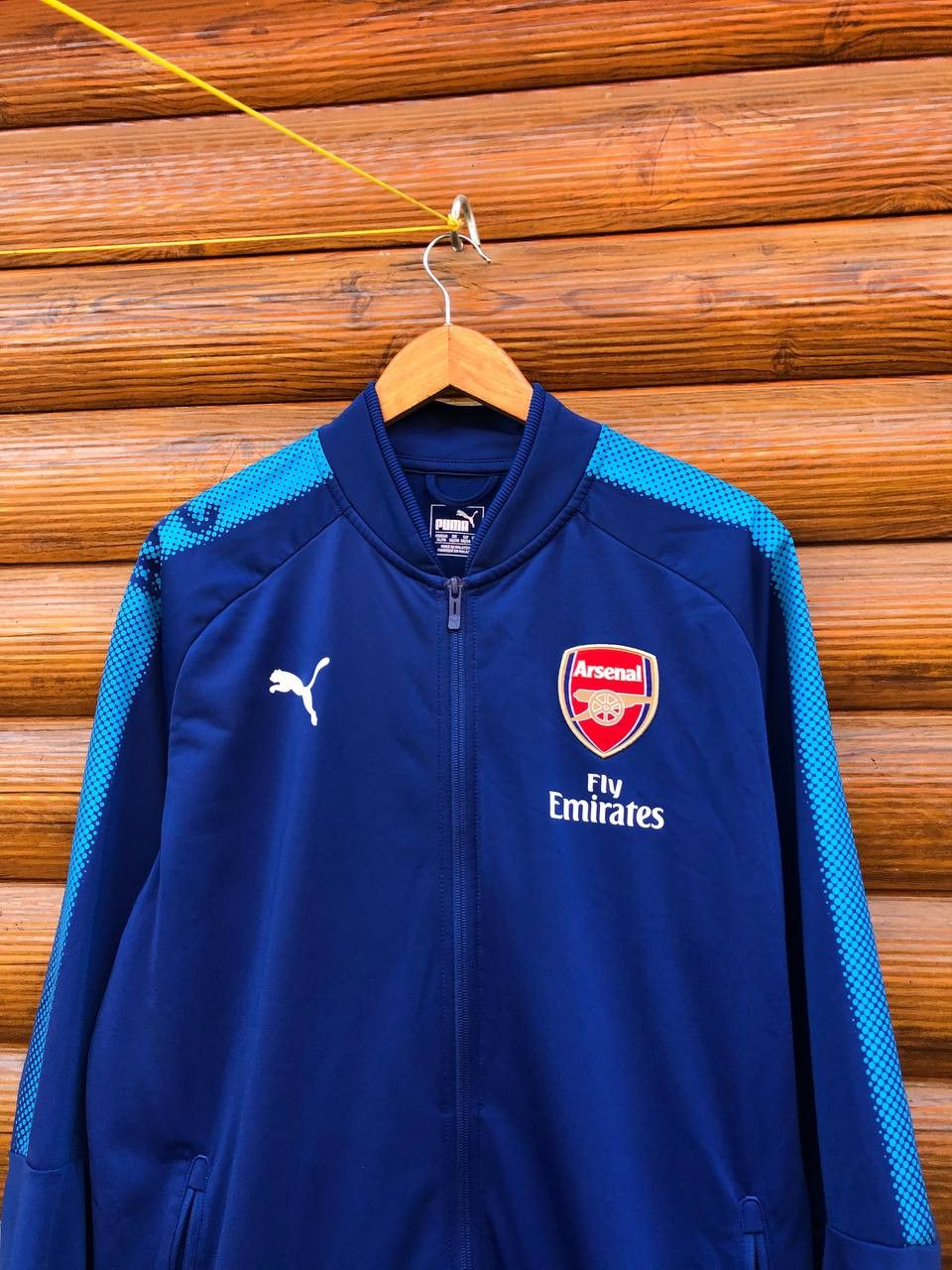 Puma Puma Arsenal Fly Emirates Full Zip Soccer Track Jacket Size US XL / EU 56 / 4 - 2 Thumbnail