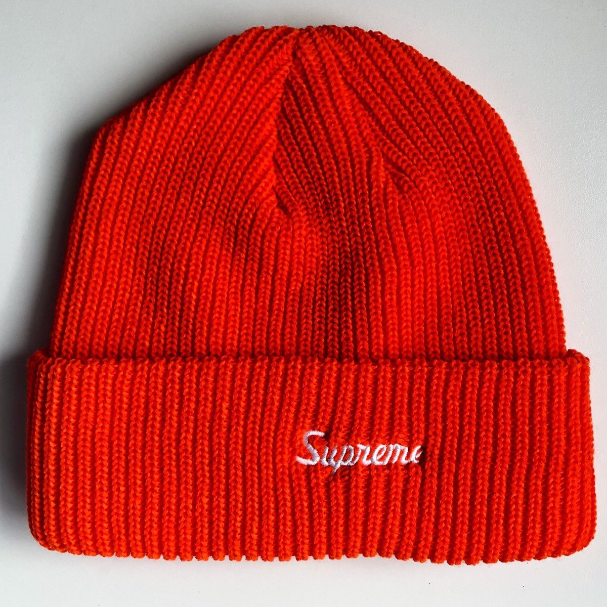 Supreme FW20 Loose Gauge Beanie BRIGHT ORANGE Size ONE SIZE - 2 Thumbnail