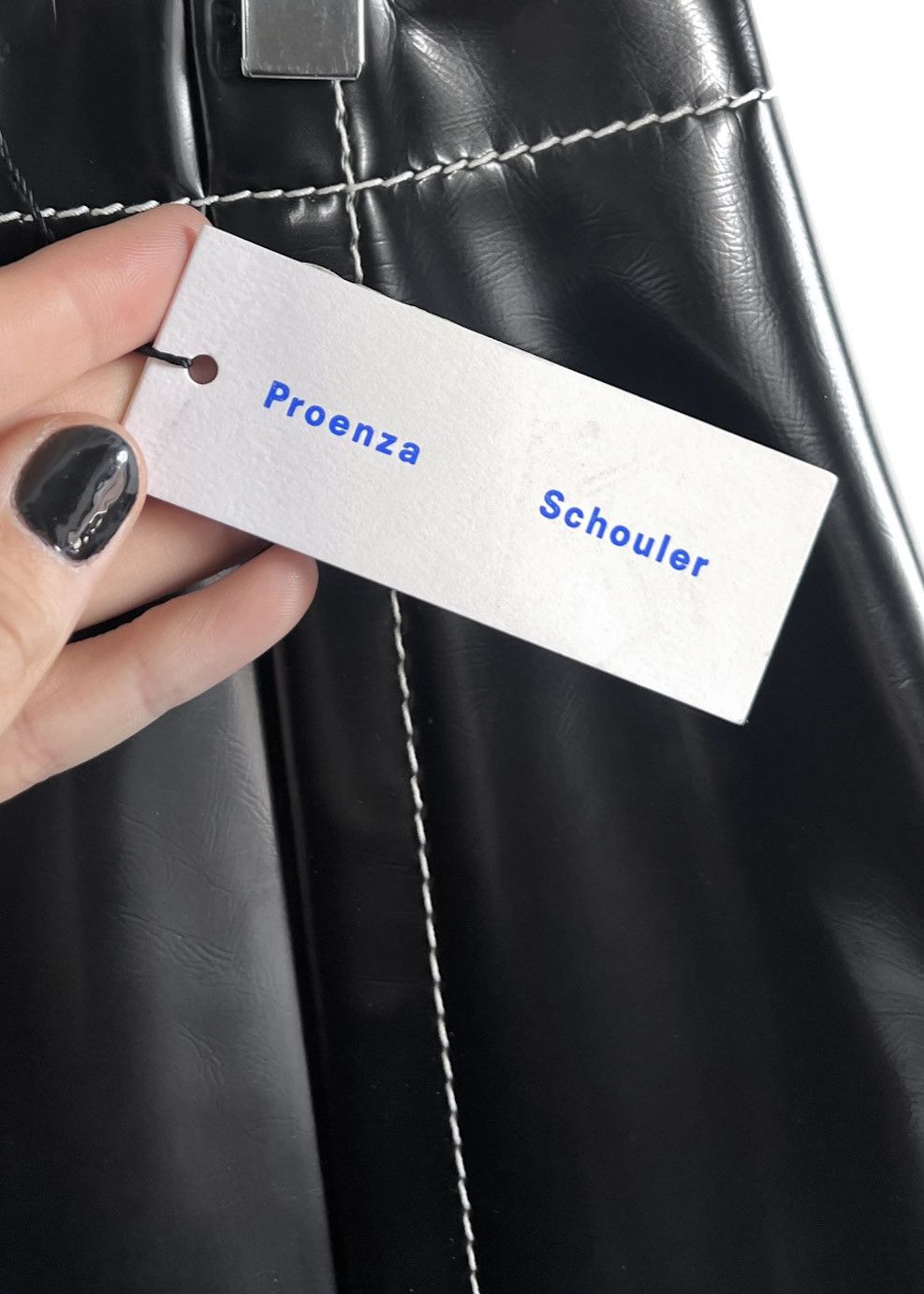 Proenza Schouler Proenza Schouler Black Coated A-line Skirt Size 26" / US 2 / IT 38 - 3 Thumbnail