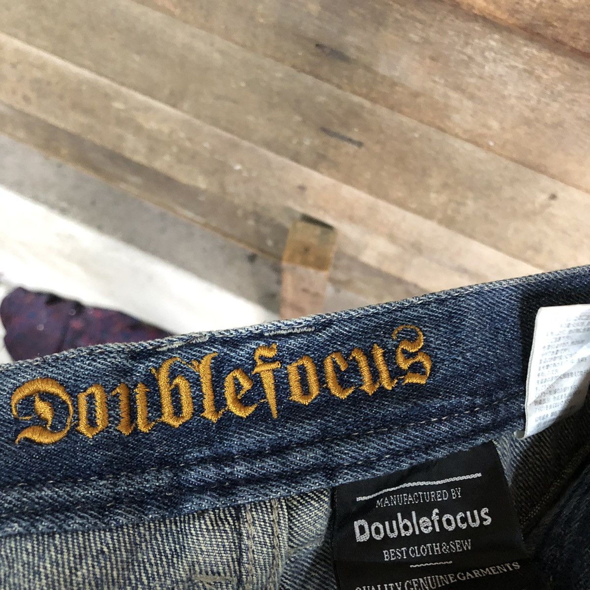 Le Grande Bleu (L.G.B.) Cargo Pants Multipocket DoubleFocus Denim Jeans Pants #A116 Size US 29 - 15 Thumbnail