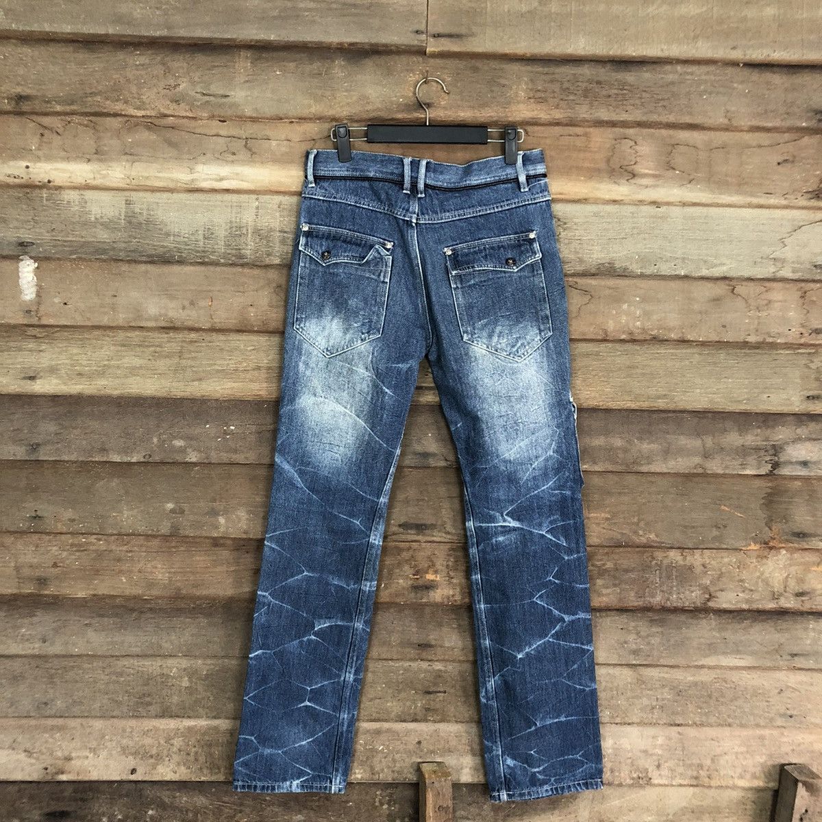 Le Grande Bleu (L.G.B.) Cargo Pants Multipocket DoubleFocus Denim Jeans Pants #A116 Size US 29 - 10 Thumbnail