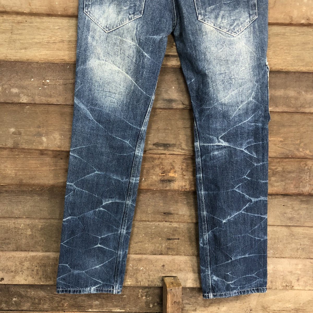 Le Grande Bleu (L.G.B.) Cargo Pants Multipocket DoubleFocus Denim Jeans Pants #A116 Size US 29 - 12 Thumbnail