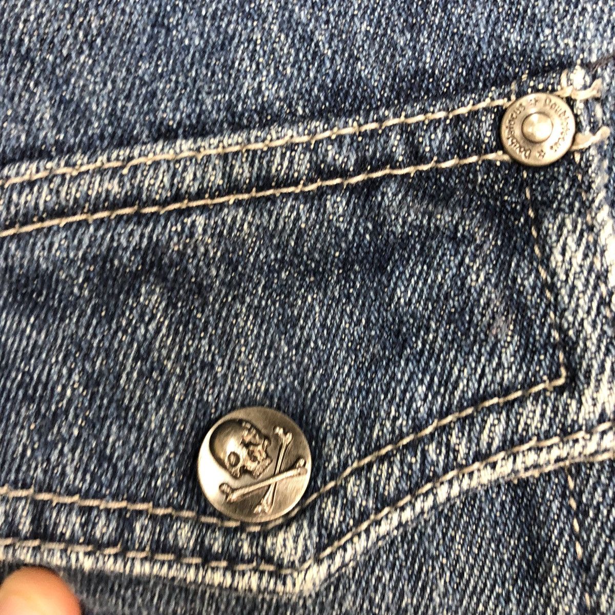 Le Grande Bleu (L.G.B.) Cargo Pants Multipocket DoubleFocus Denim Jeans Pants #A116 Size US 29 - 14 Thumbnail