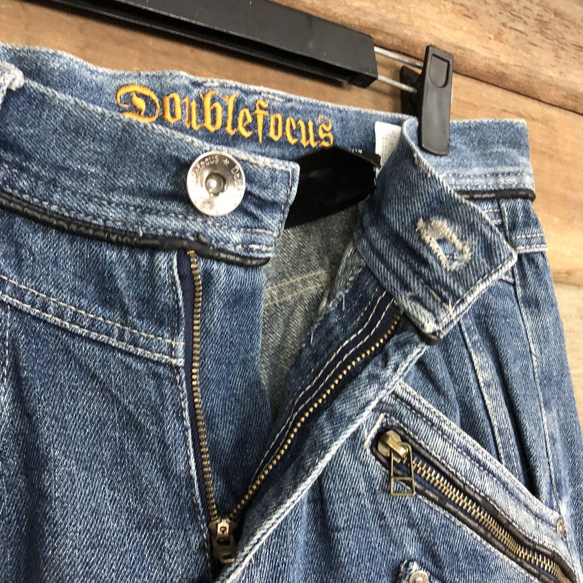 Le Grande Bleu (L.G.B.) Cargo Pants Multipocket DoubleFocus Denim Jeans Pants #A116 Size US 29 - 9 Thumbnail