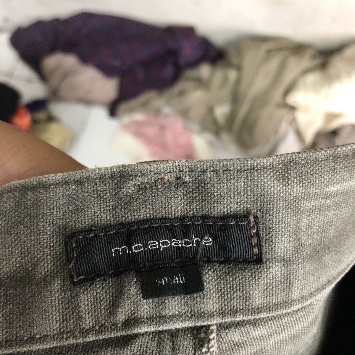 Japanese Brand M.C.Apache Faded Grey Denim Jeans Pants #A118 Size US 29 - 12 Thumbnail