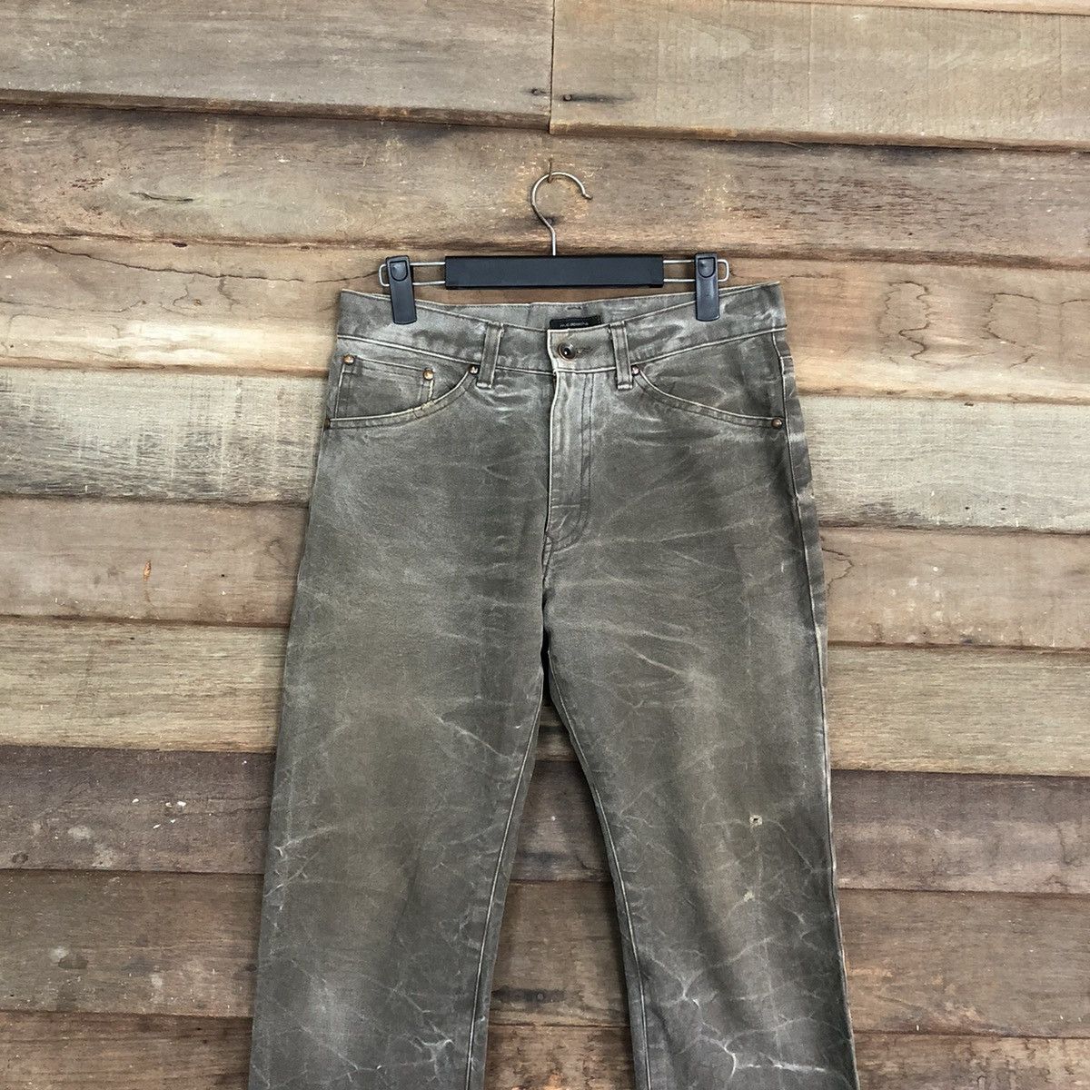 Japanese Brand M.C.Apache Faded Grey Denim Jeans Pants #A118 Size US 29 - 2 Thumbnail