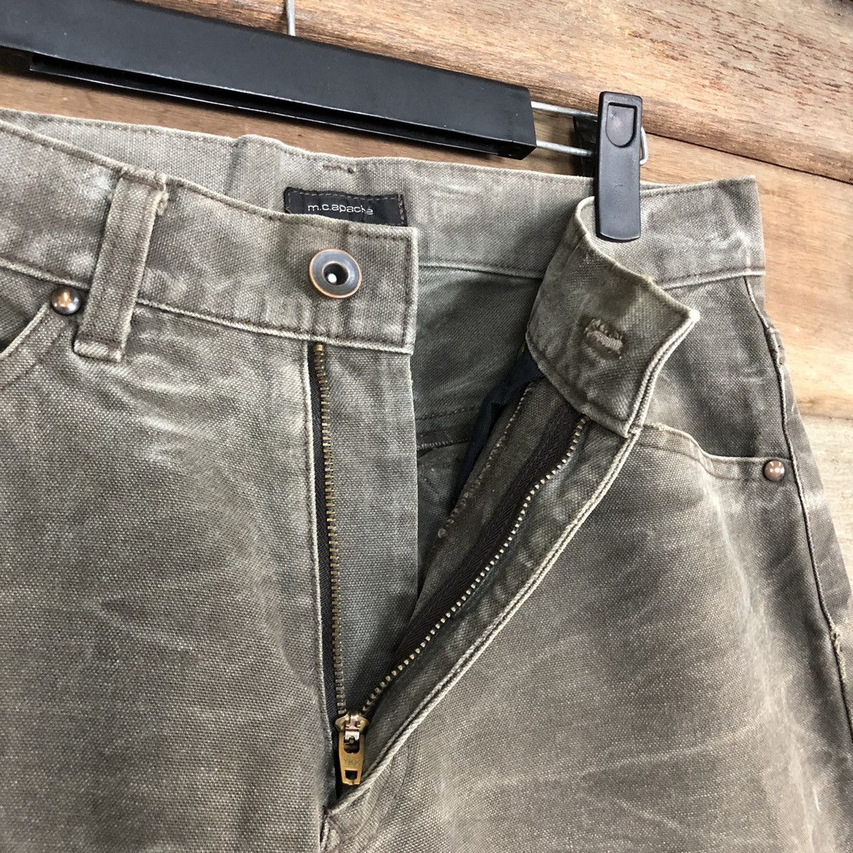 Japanese Brand M.C.Apache Faded Grey Denim Jeans Pants #A118 Size US 29 - 6 Thumbnail