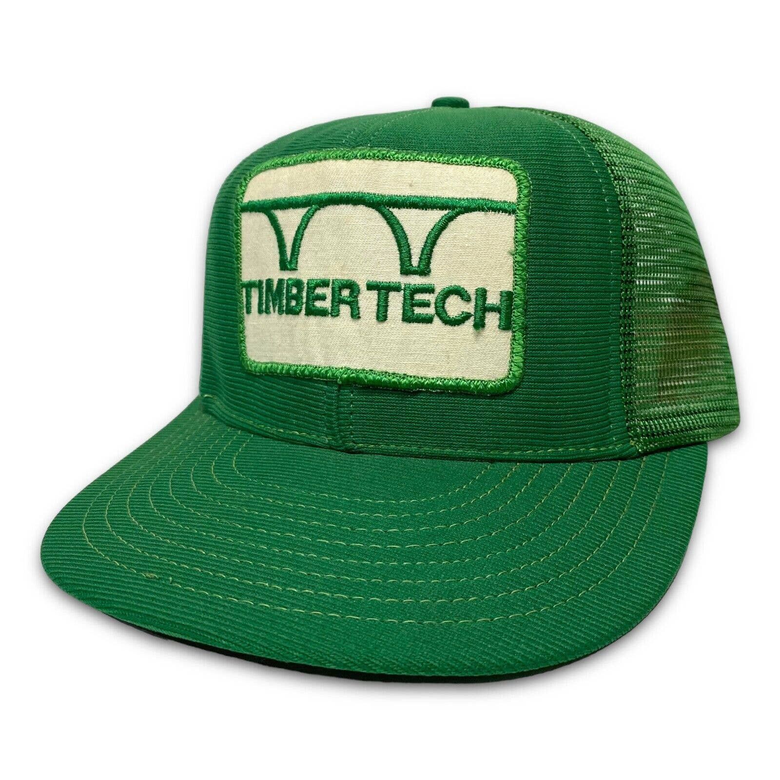 Made In Usa × Trucker Hat × Vintage Vintage 80s TimberTech Lumber Patch ...