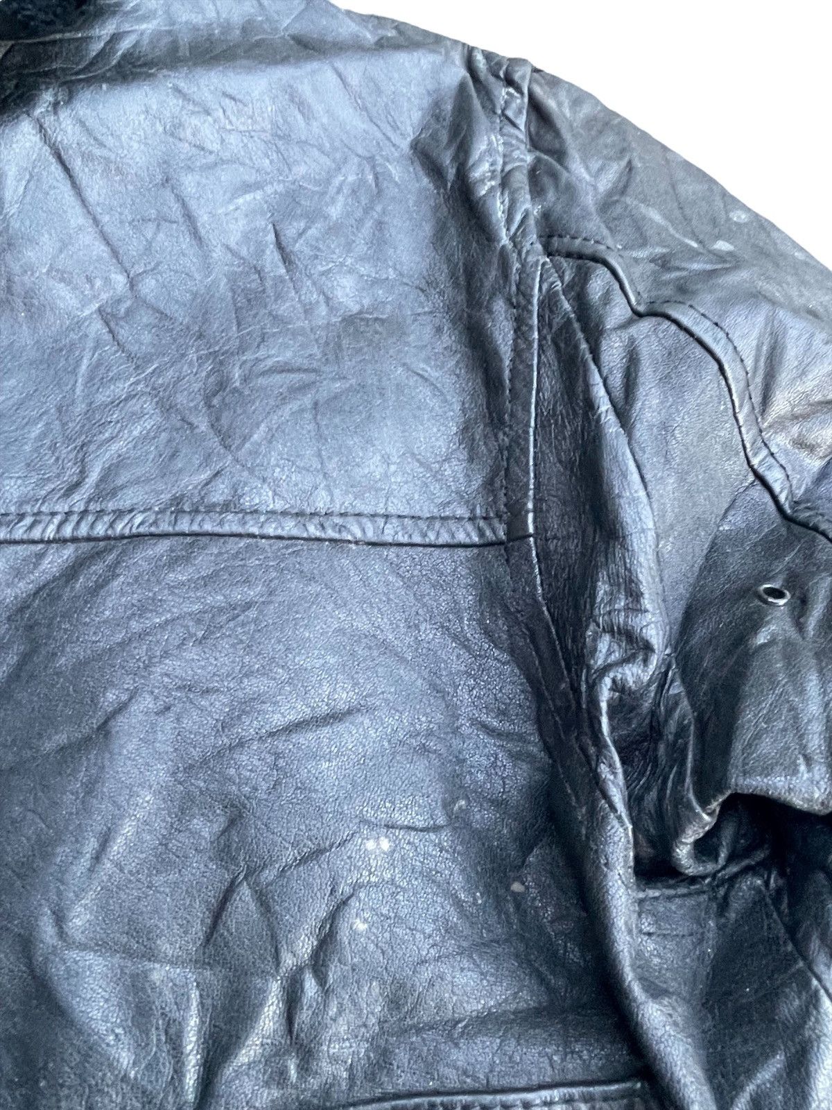 Vintage Vintage Petroff Paris Leather Jacket Size US M / EU 48-50 / 2 - 7 Thumbnail