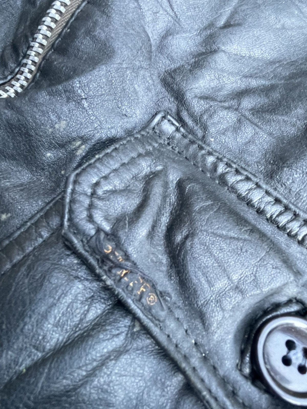 Vintage Vintage Petroff Paris Leather Jacket Size US M / EU 48-50 / 2 - 17 Thumbnail