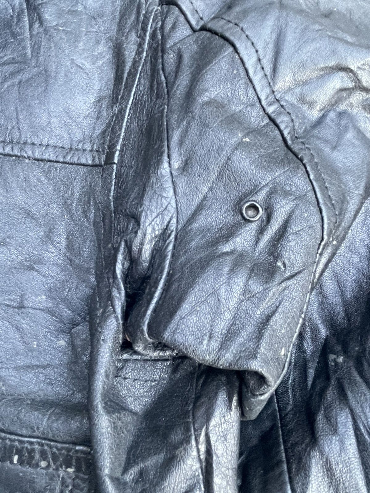 Vintage Vintage Petroff Paris Leather Jacket Size US M / EU 48-50 / 2 - 13 Thumbnail