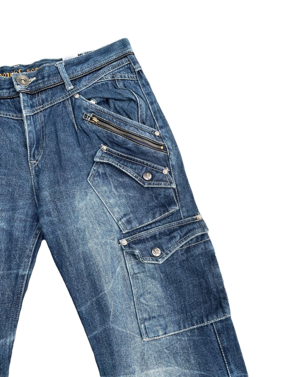 Japanese Brand Doublefocus Multipocket Denim Size US 35 - 6 Thumbnail