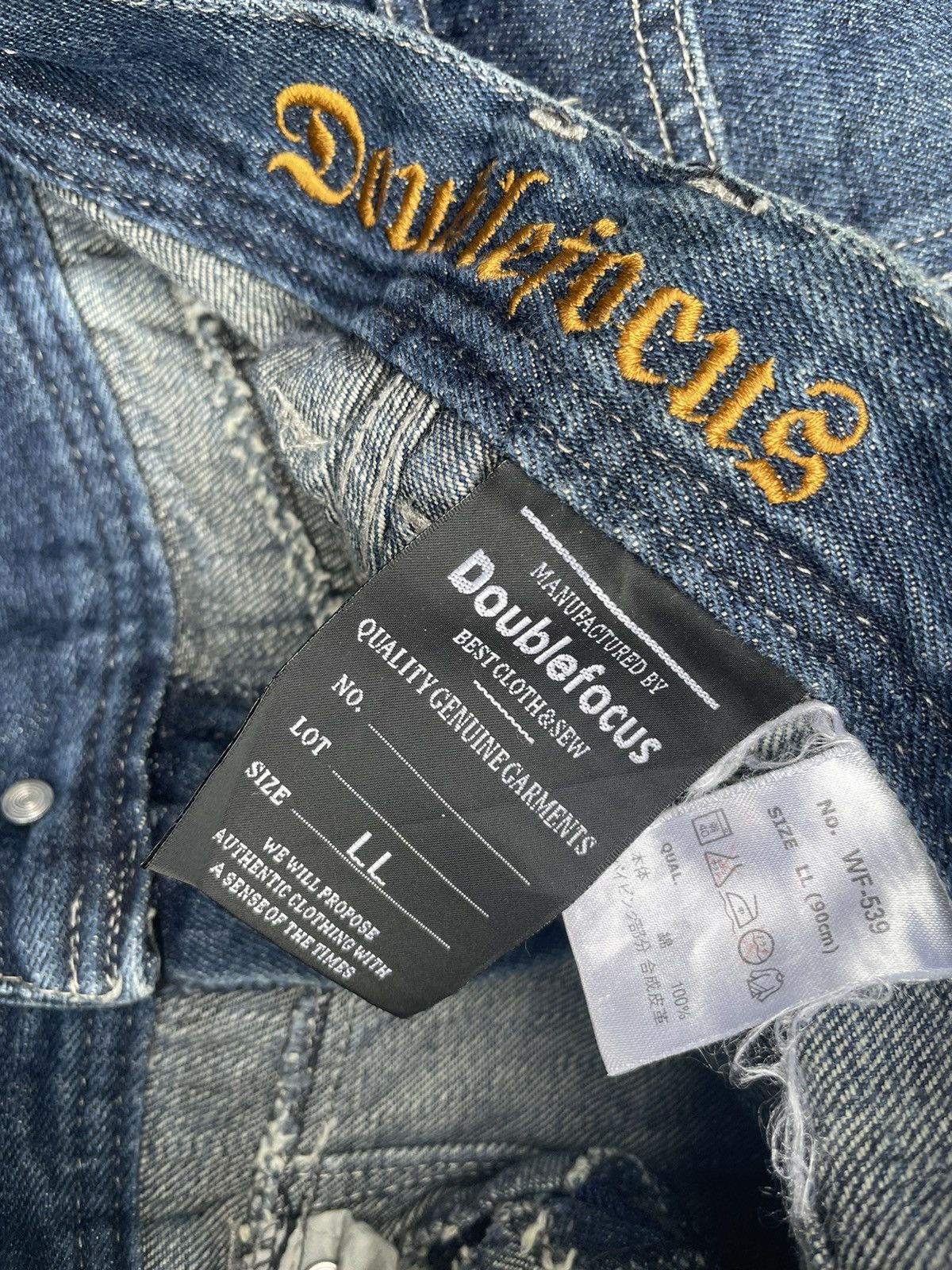 Japanese Brand Doublefocus Multipocket Denim Size US 35 - 14 Thumbnail
