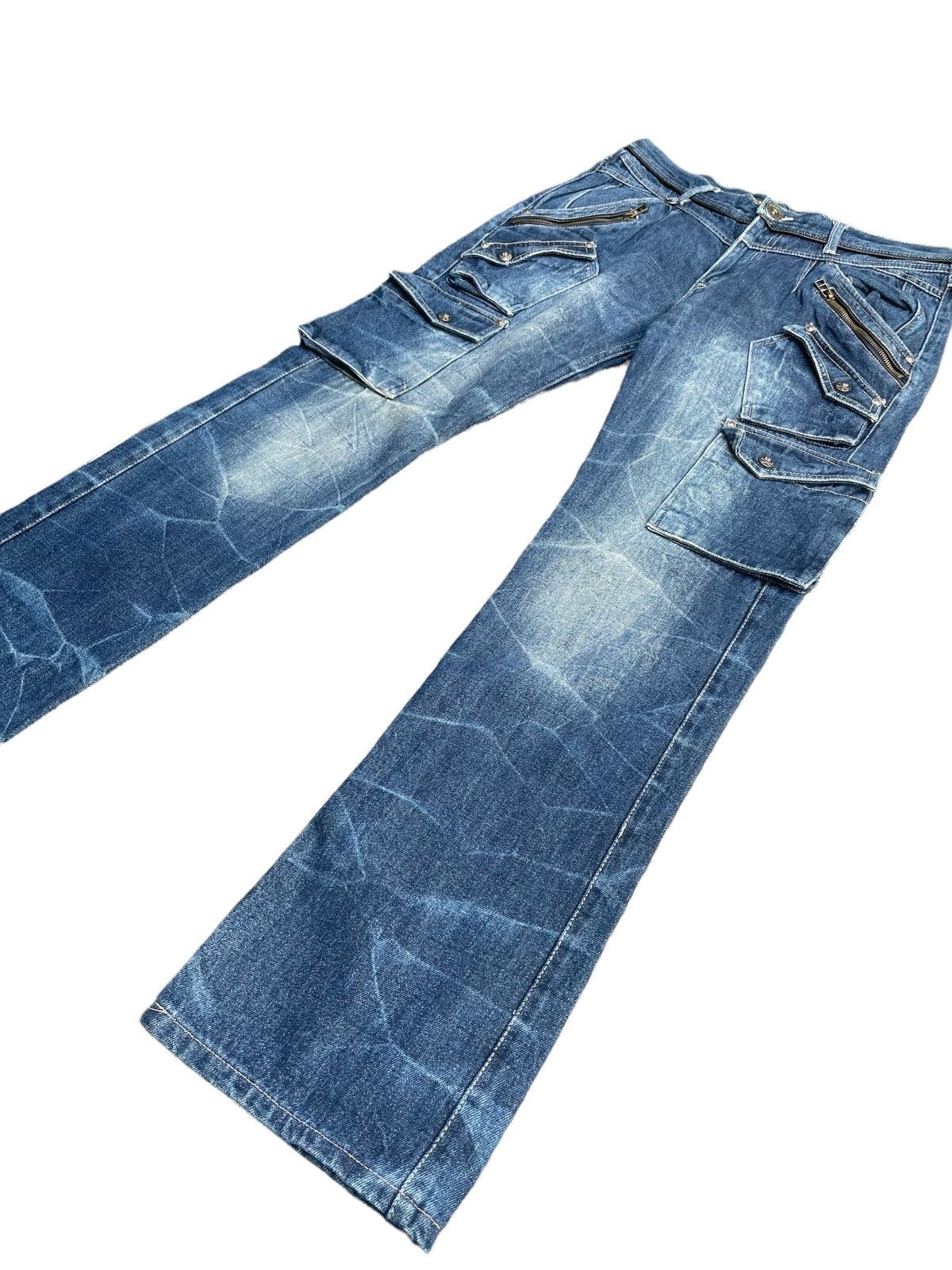 Japanese Brand Doublefocus Multipocket Denim Size US 35 - 3 Thumbnail