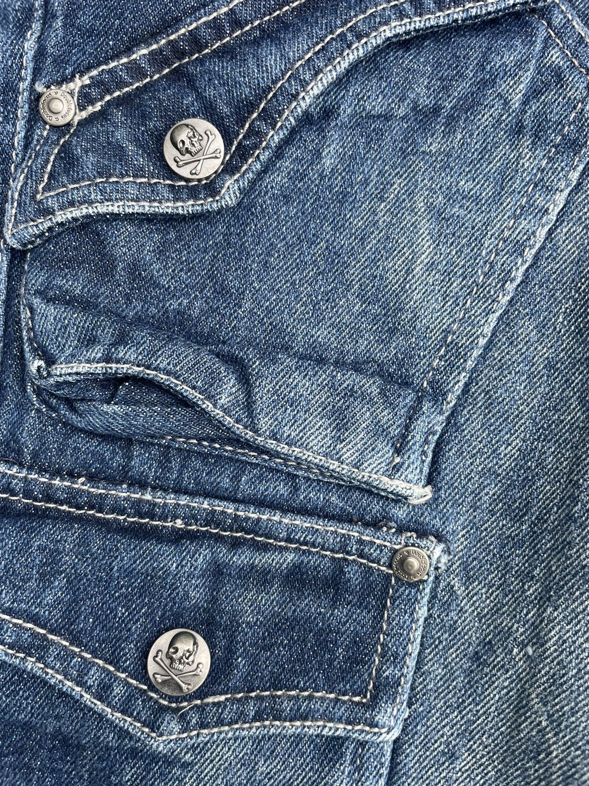 Japanese Brand Doublefocus Multipocket Denim Size US 35 - 15 Thumbnail