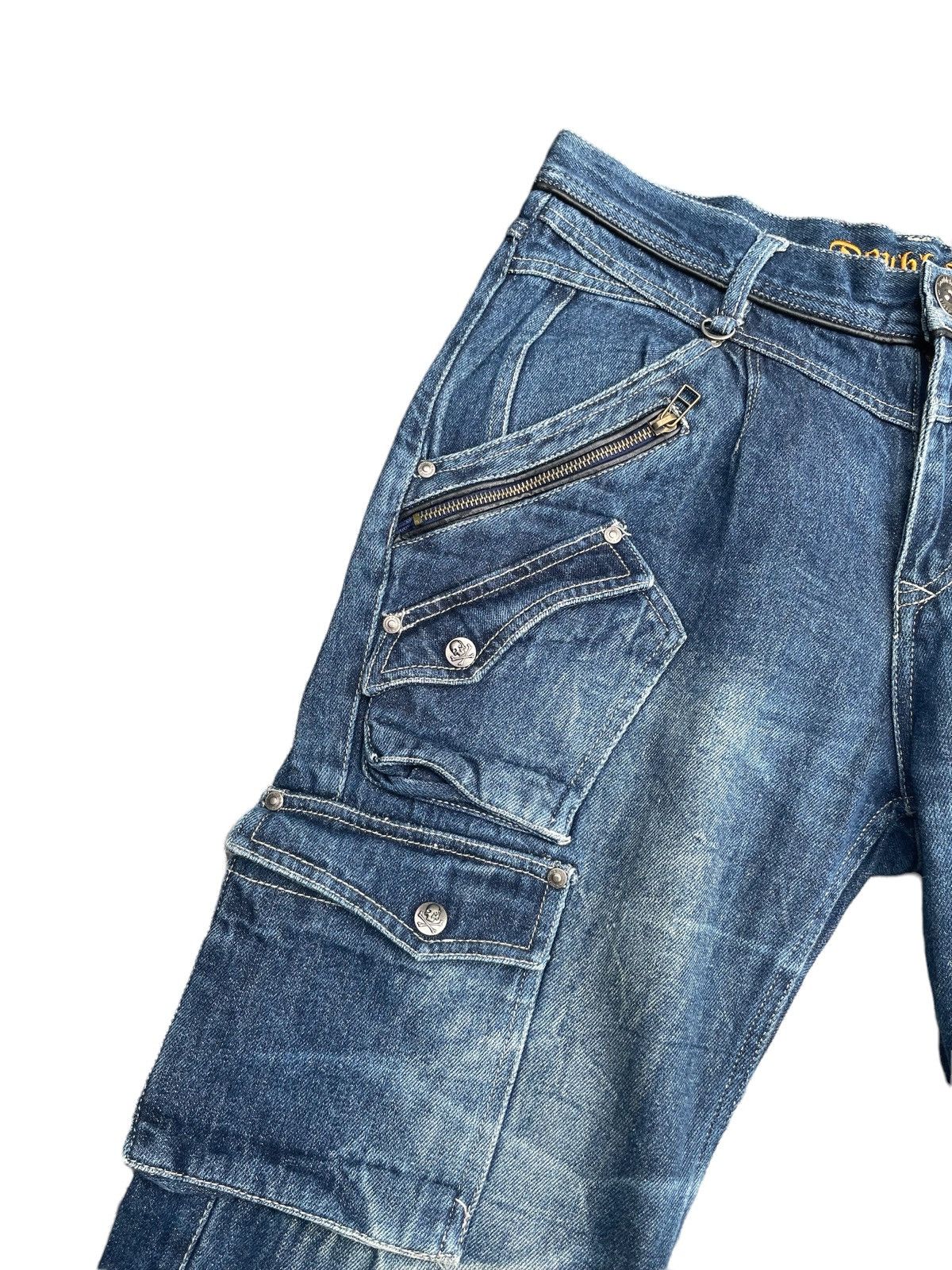 Japanese Brand Doublefocus Multipocket Denim Size US 35 - 7 Thumbnail