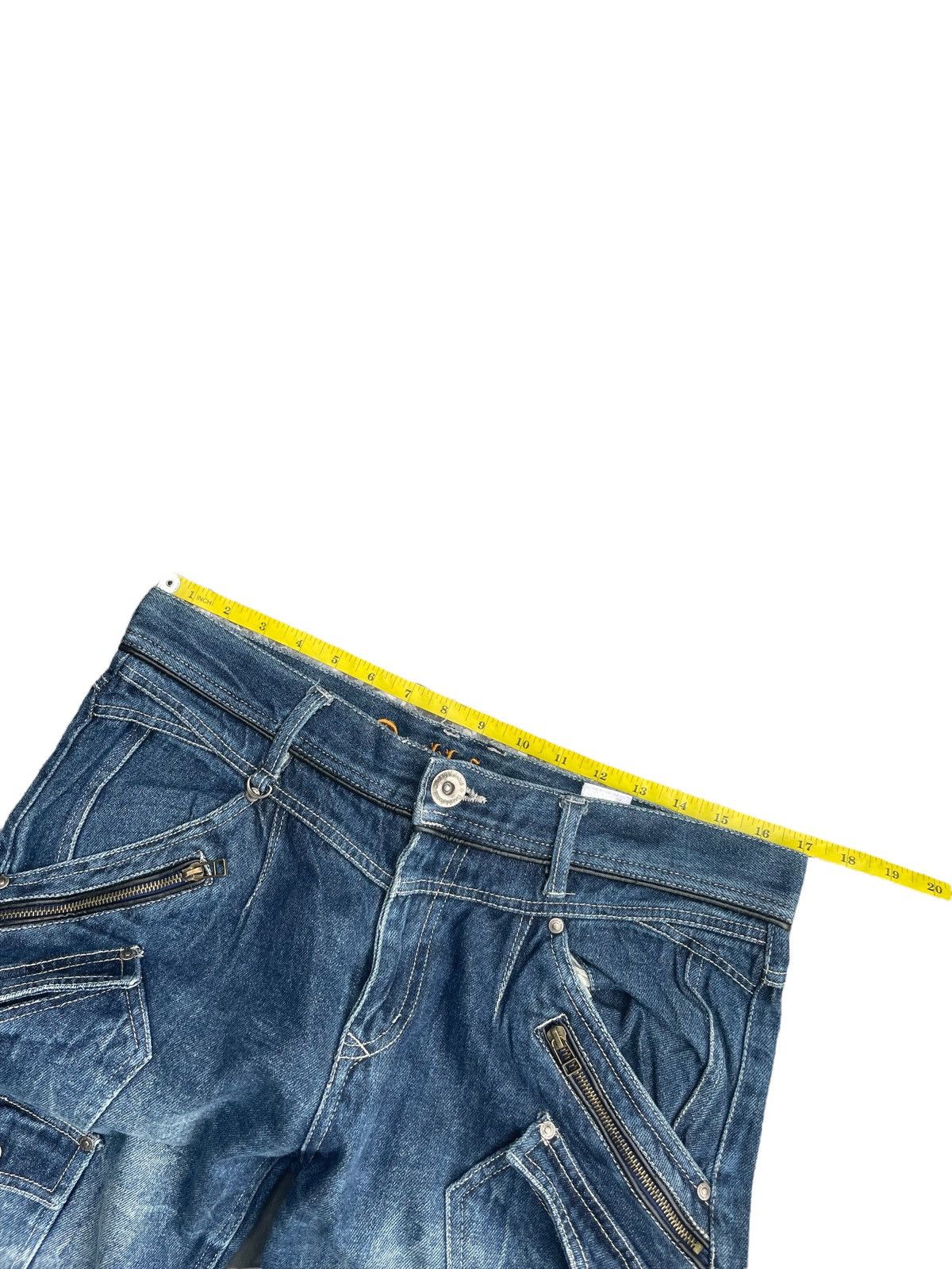 Japanese Brand Doublefocus Multipocket Denim Size US 35 - 2 Thumbnail
