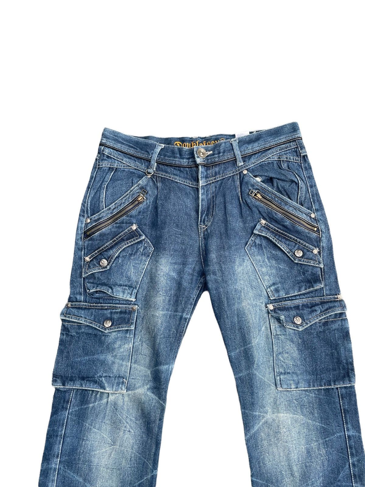 Japanese Brand Doublefocus Multipocket Denim Size US 35 - 5 Thumbnail