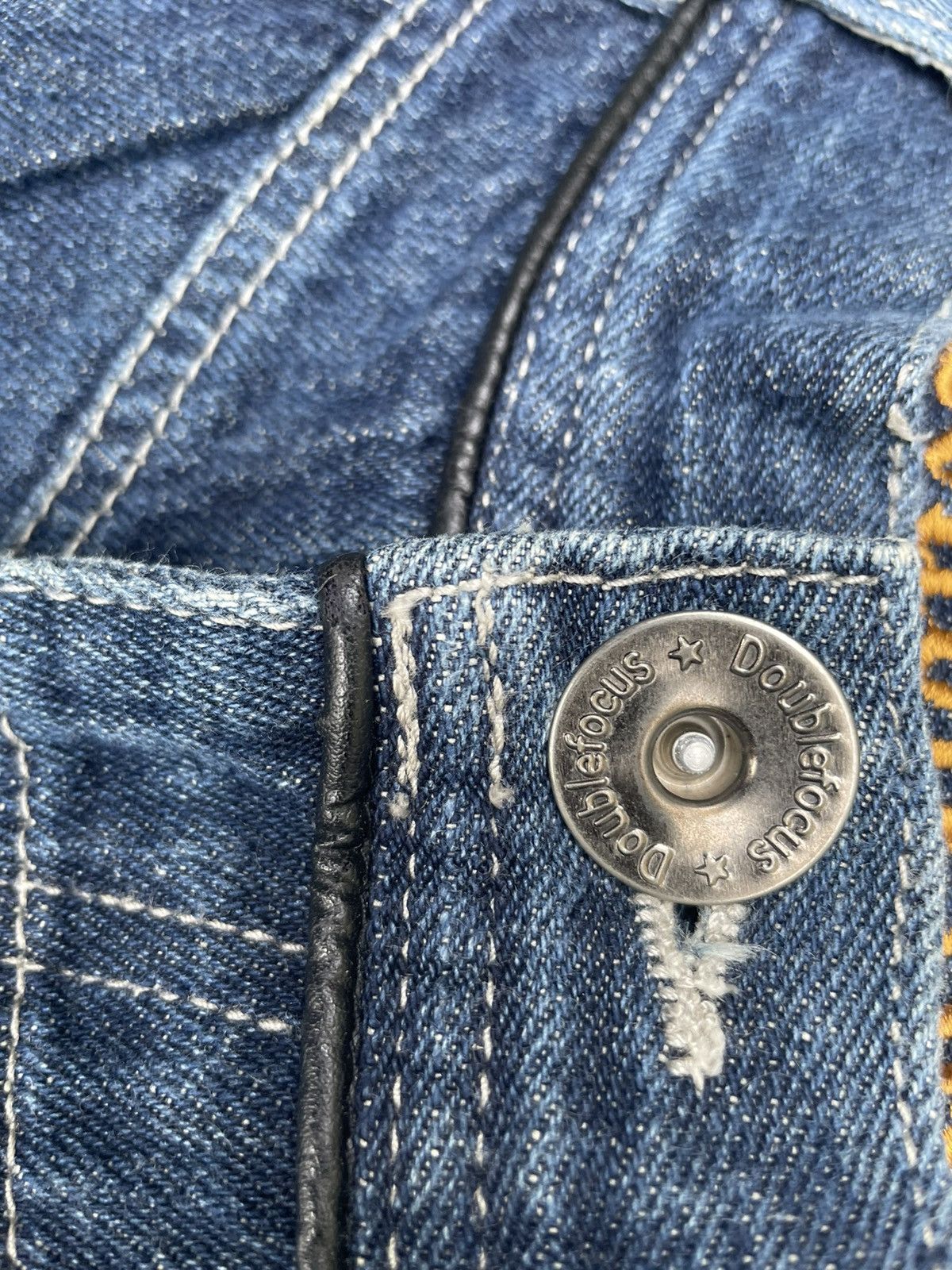 Japanese Brand Doublefocus Multipocket Denim Size US 35 - 13 Thumbnail
