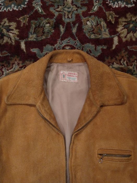 Vintage 70s Roughout Suede Blouson Jacket Size US L / EU 52-54 / 3 - 2 Preview