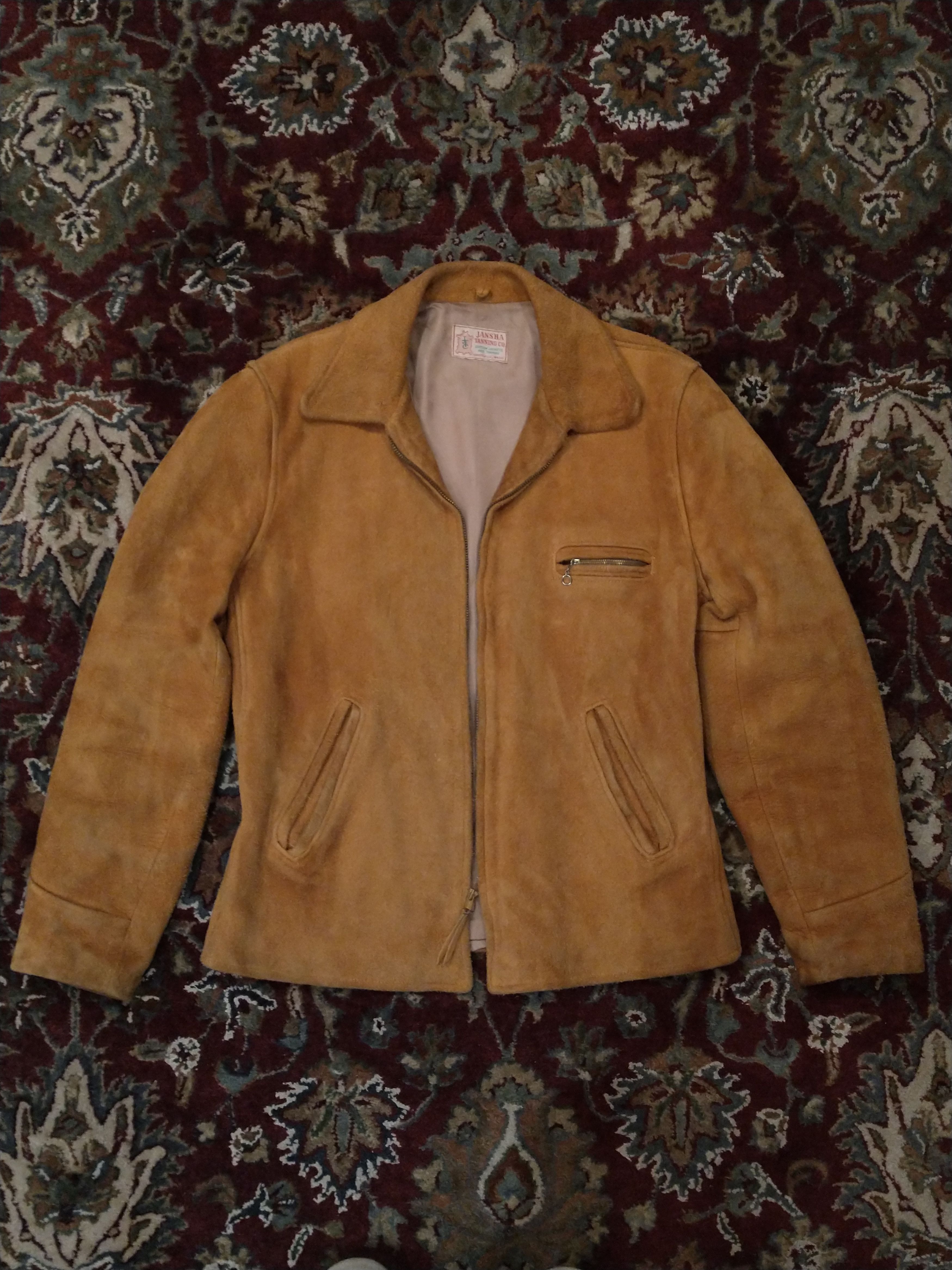 70s Roughout Suede Blouson Jacket