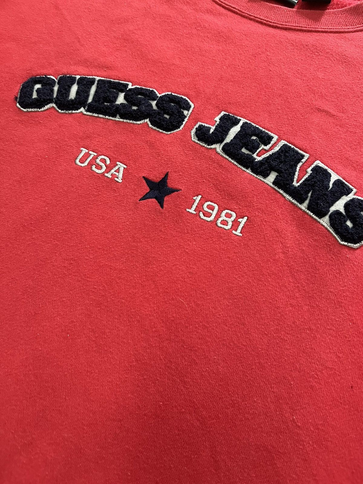 Guess Vintage Guess Jeans USA Crewneck Size US XL / EU 56 / 4 - 3 Thumbnail
