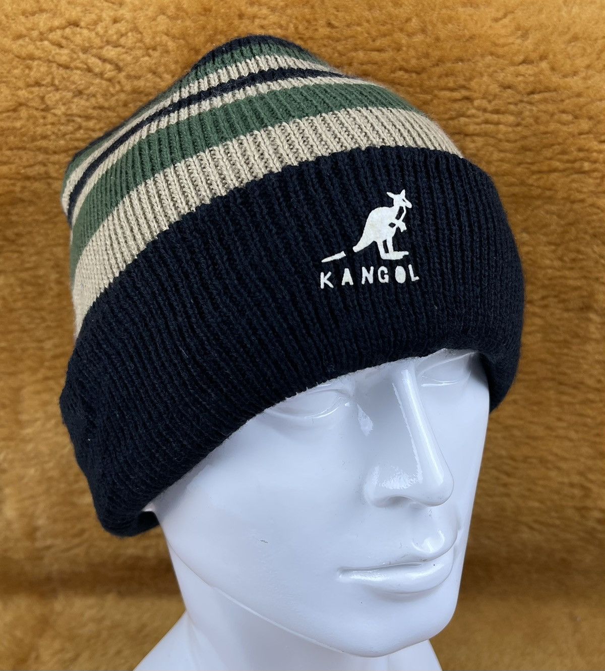 kangol stripes beanie hat