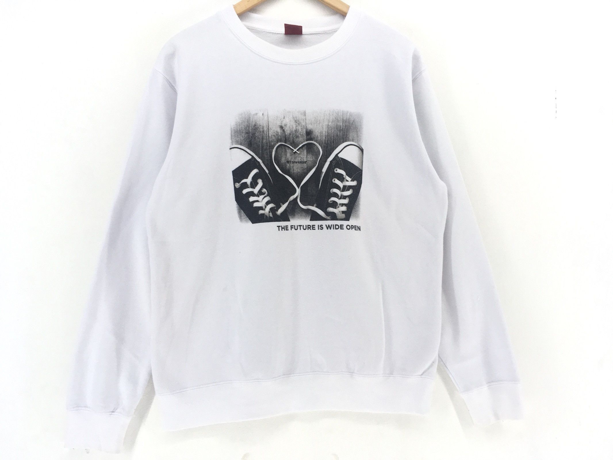 Converse Vintage Converse All Star Big Logo Large Size Sweatshirt Size US L / EU 52-54 / 3 - 1 Thumbnail