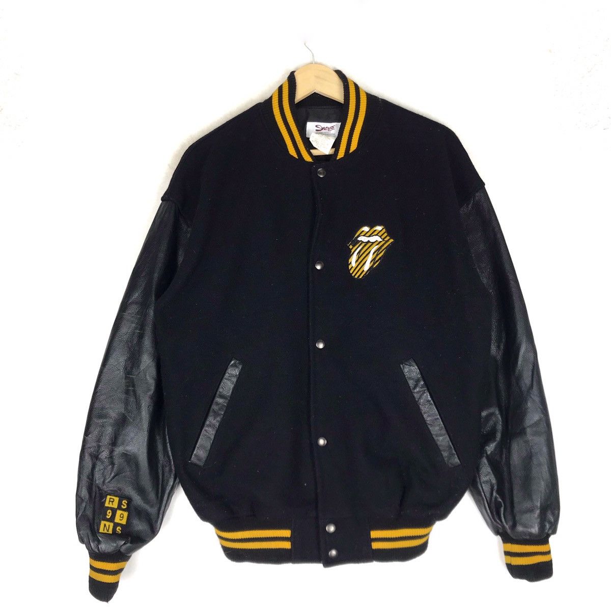 Band Tees Vtg The Rolling Stones No Security Tour 99 Varsity Jacket Size US L / EU 52-54 / 3 - 1 Thumbnail