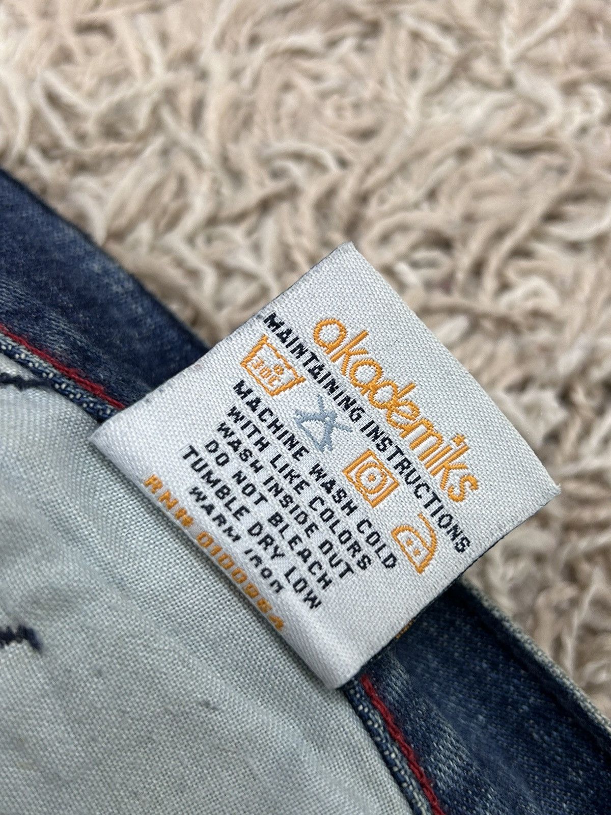 Akademiks 00s Vintage Akademiks Crazy Patchwork Design Denim Jeans Size US 36 / EU 52 - 23 Thumbnail