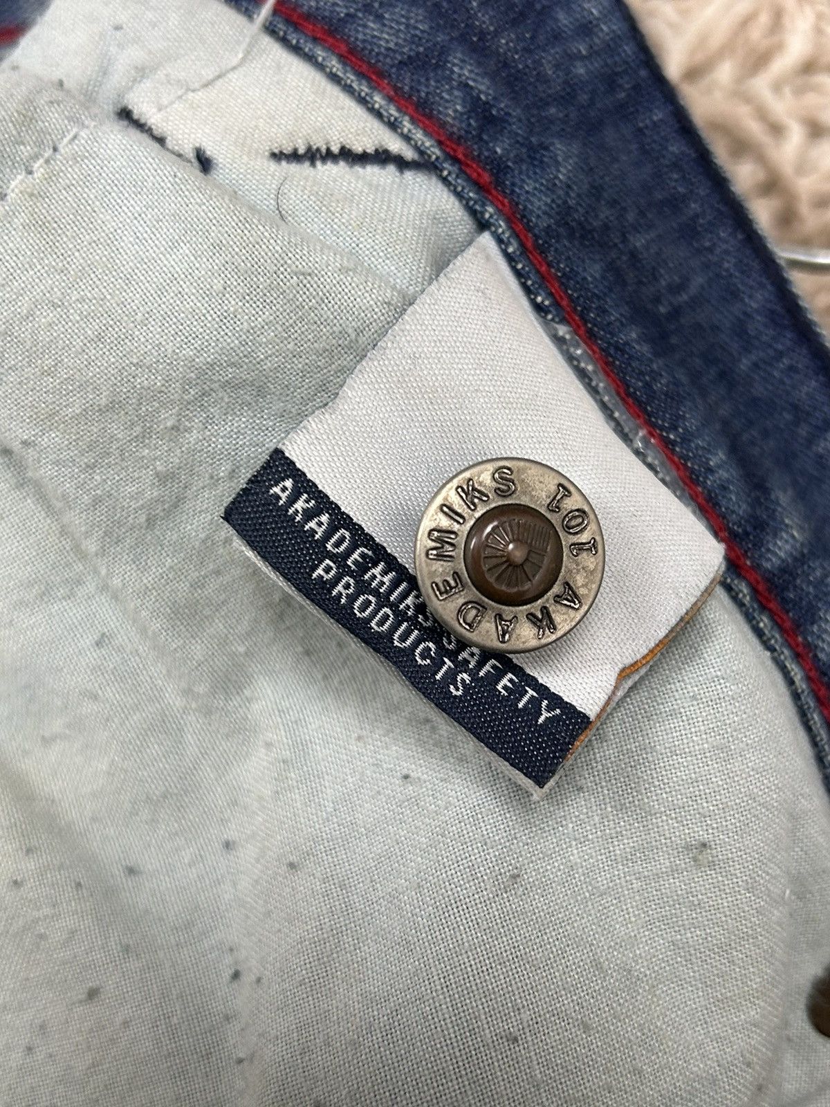 Akademiks 00s Vintage Akademiks Crazy Patchwork Design Denim Jeans Size US 36 / EU 52 - 21 Thumbnail