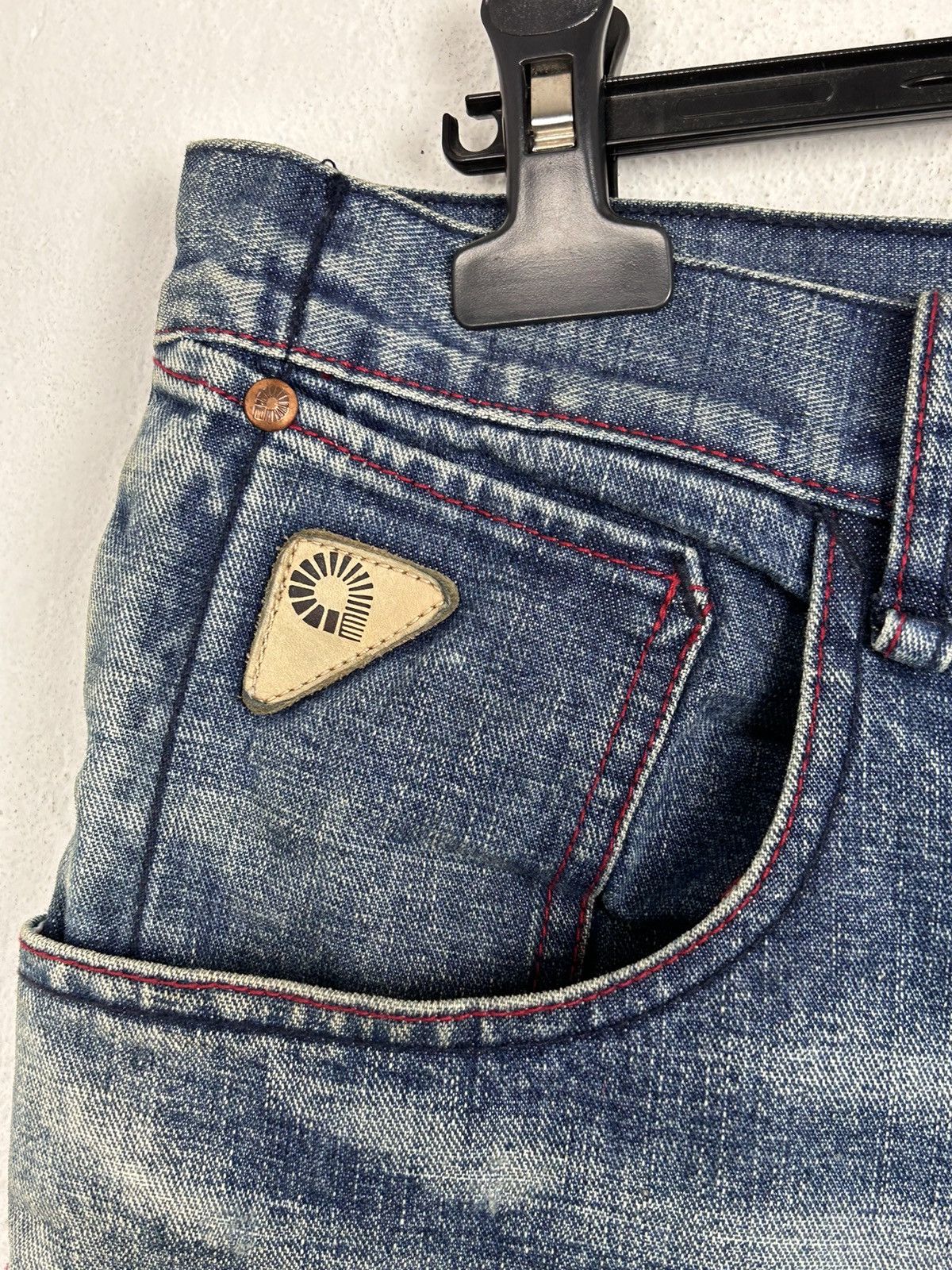 Akademiks 00s Vintage Akademiks Crazy Patchwork Design Denim Jeans Size US 36 / EU 52 - 6 Thumbnail