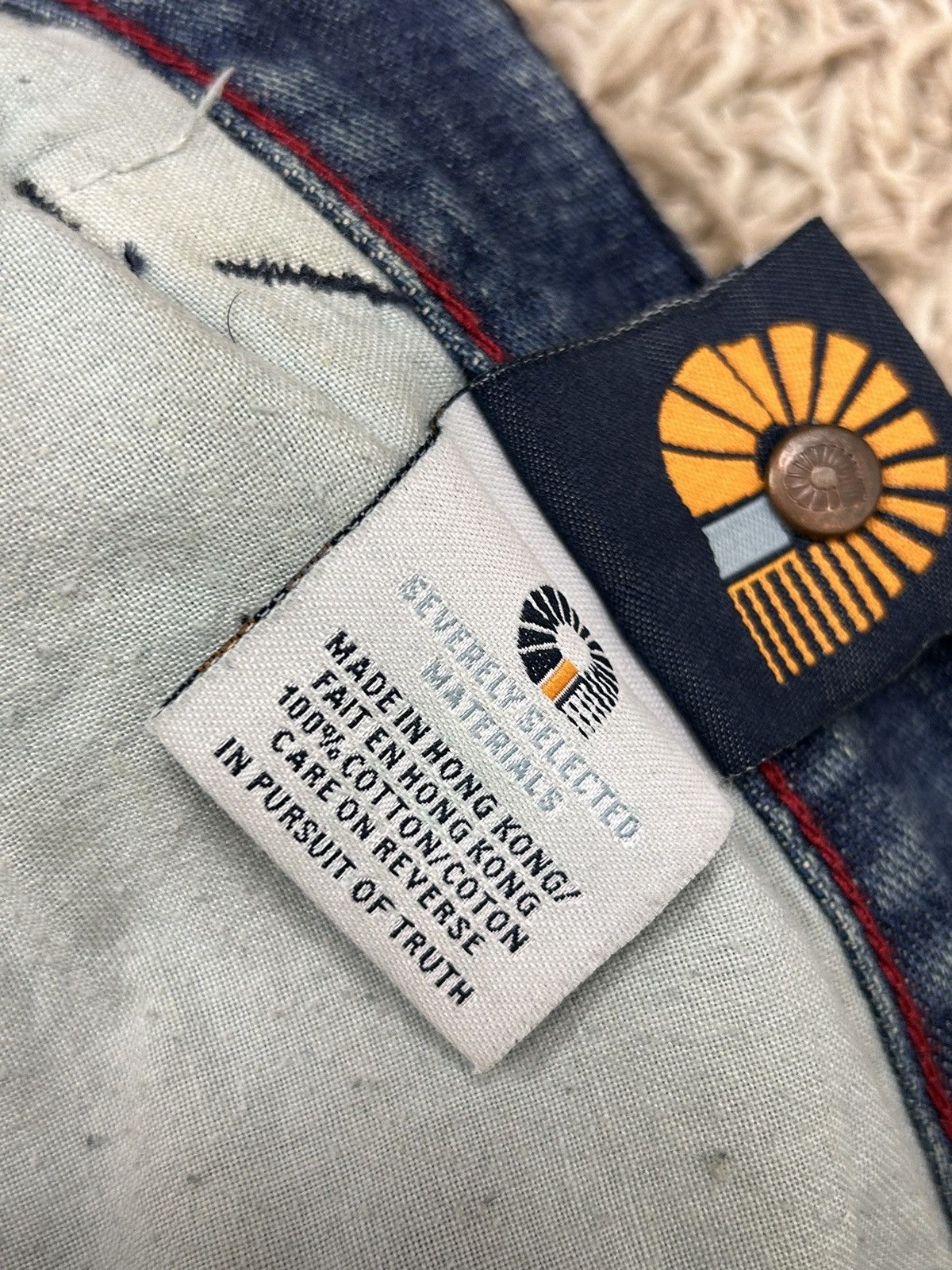 Akademiks 00s Vintage Akademiks Crazy Patchwork Design Denim Jeans Size US 36 / EU 52 - 22 Thumbnail