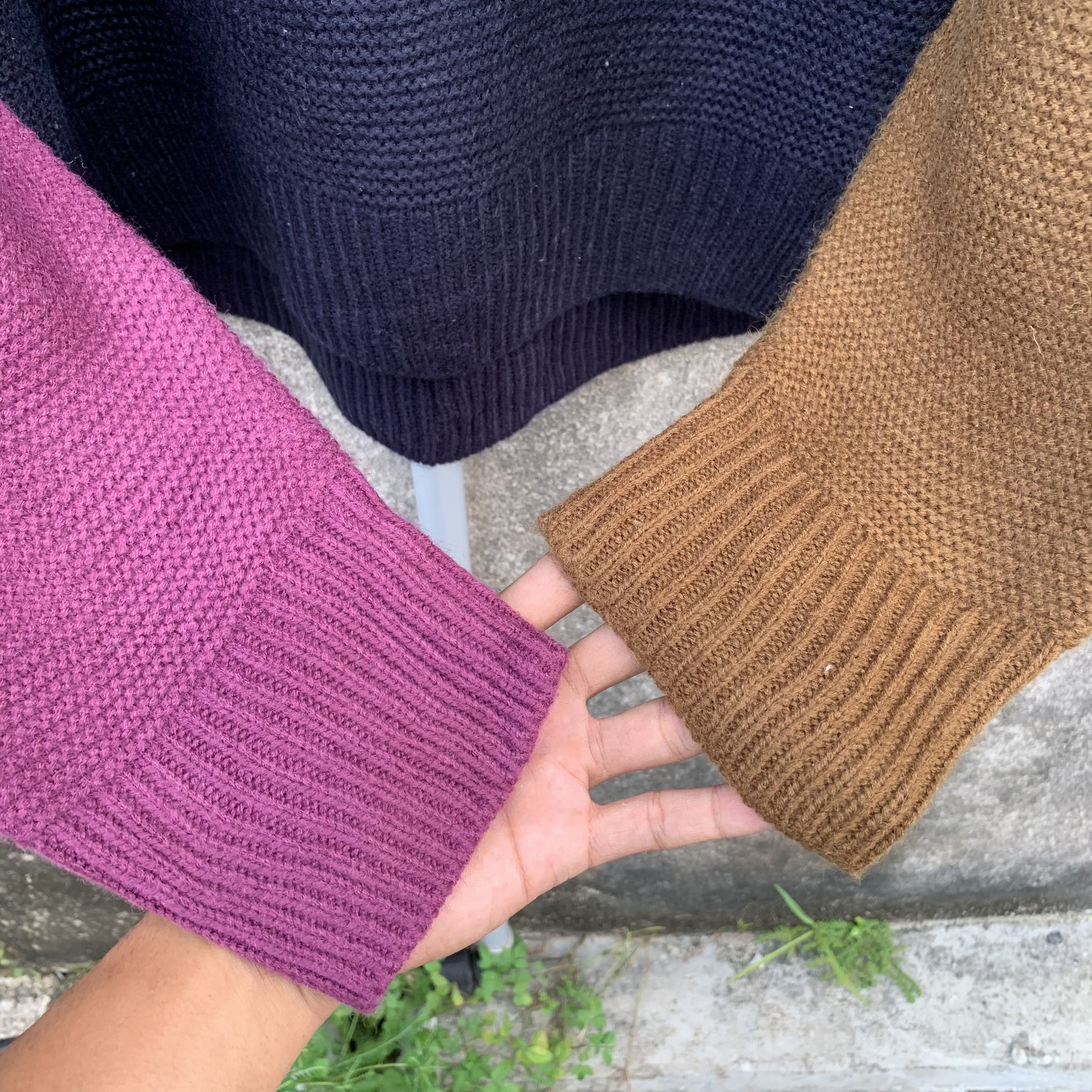 Aran Isles Knitwear GLOBAL WORK Tricolor Knit Jumper Pullover Sweater Size US M / EU 48-50 / 2 - 6 Thumbnail