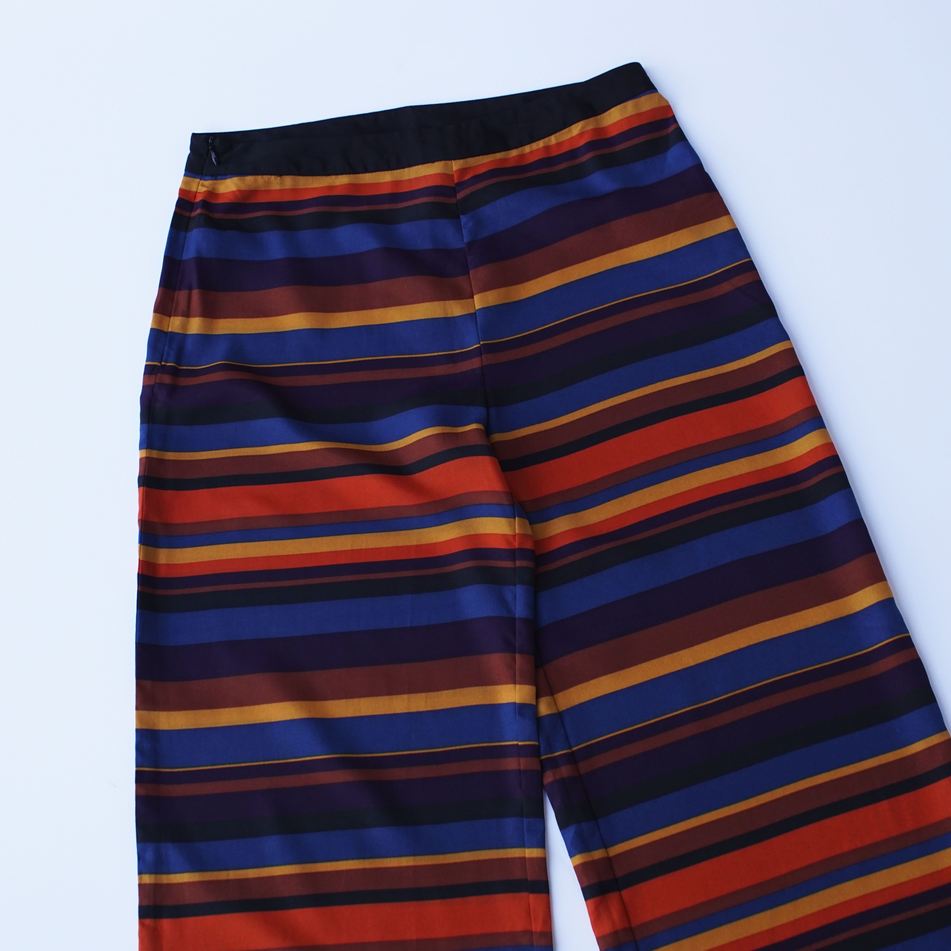 Marc by Marc Jacobs *NoTariff Marc By Marc Jacobs Silk Stripe Pants Size 29" - 2 Thumbnail