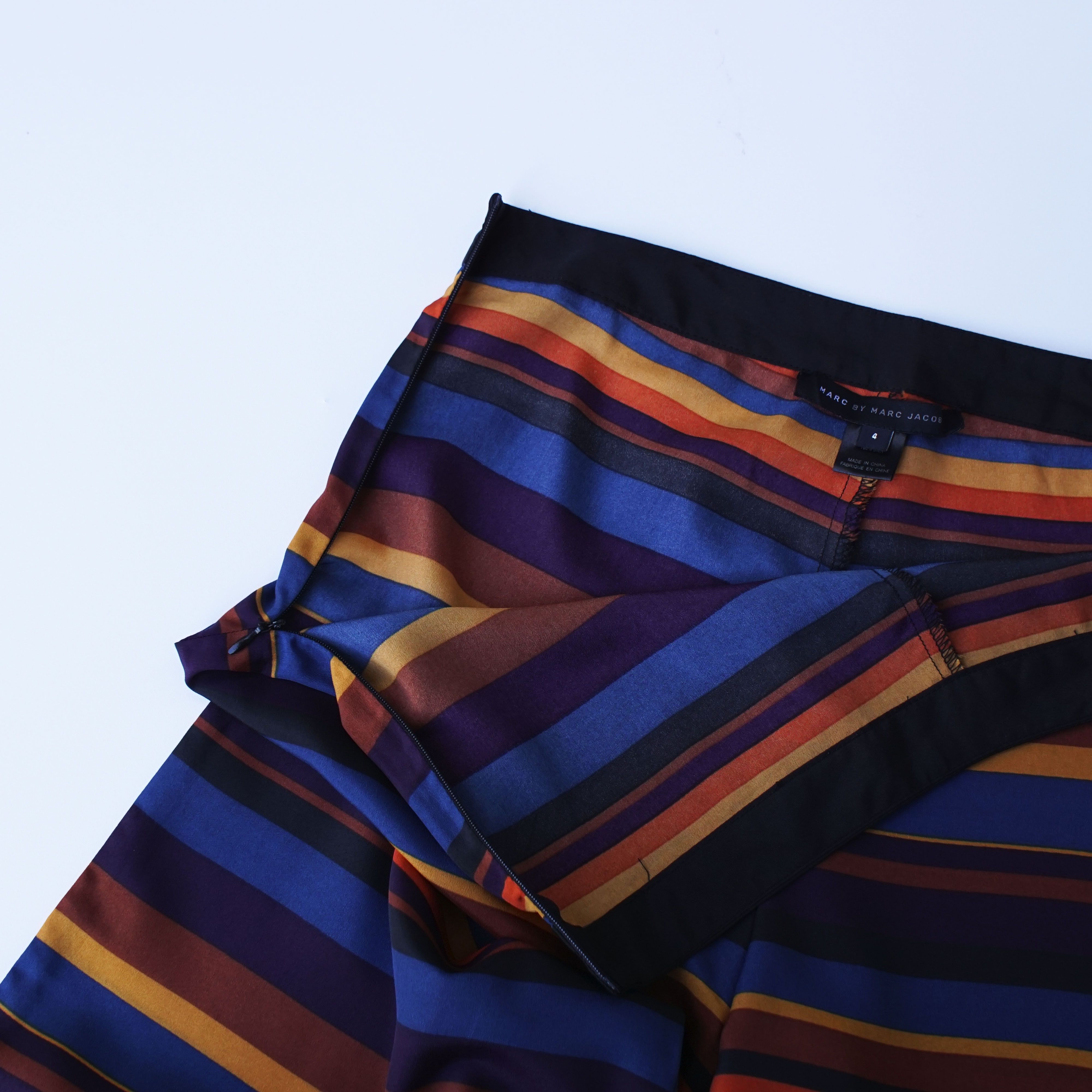 Marc by Marc Jacobs *NoTariff Marc By Marc Jacobs Silk Stripe Pants Size 29" - 3 Thumbnail