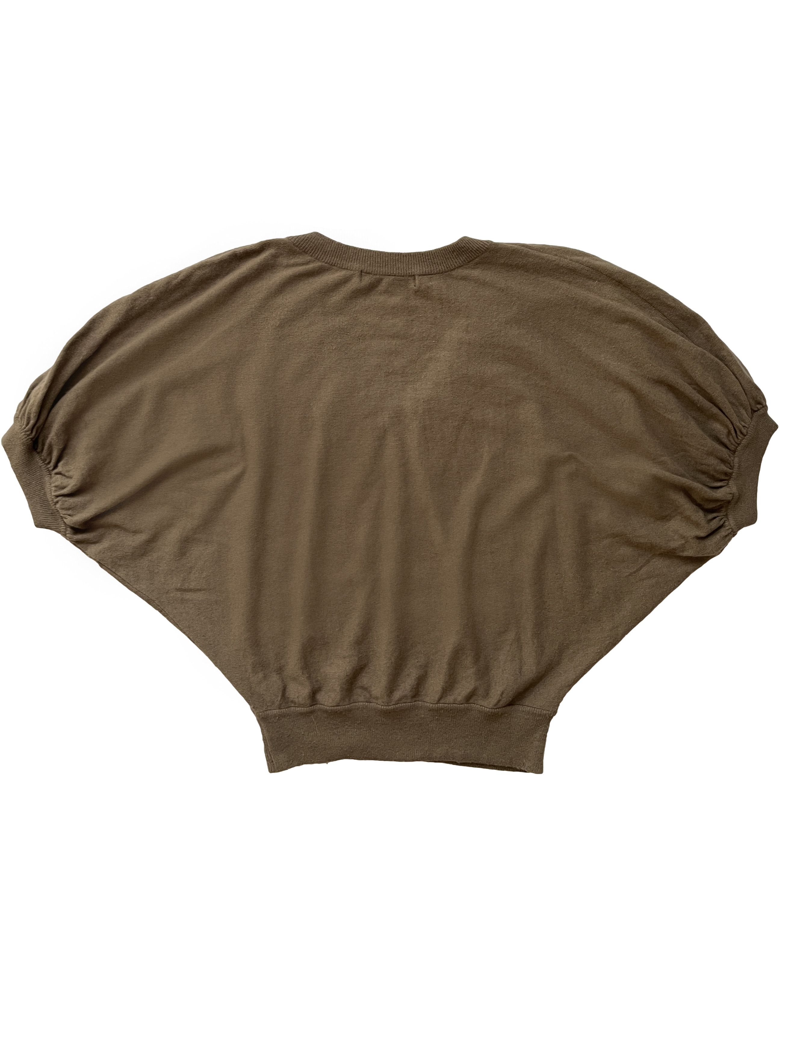 Veronique Branquinho ⚡️QUICK SALE⚡️Veronique Branquinho Brown Batwing Top Sweater Size M / US 6-8 / IT 42-44 - 2 Thumbnail
