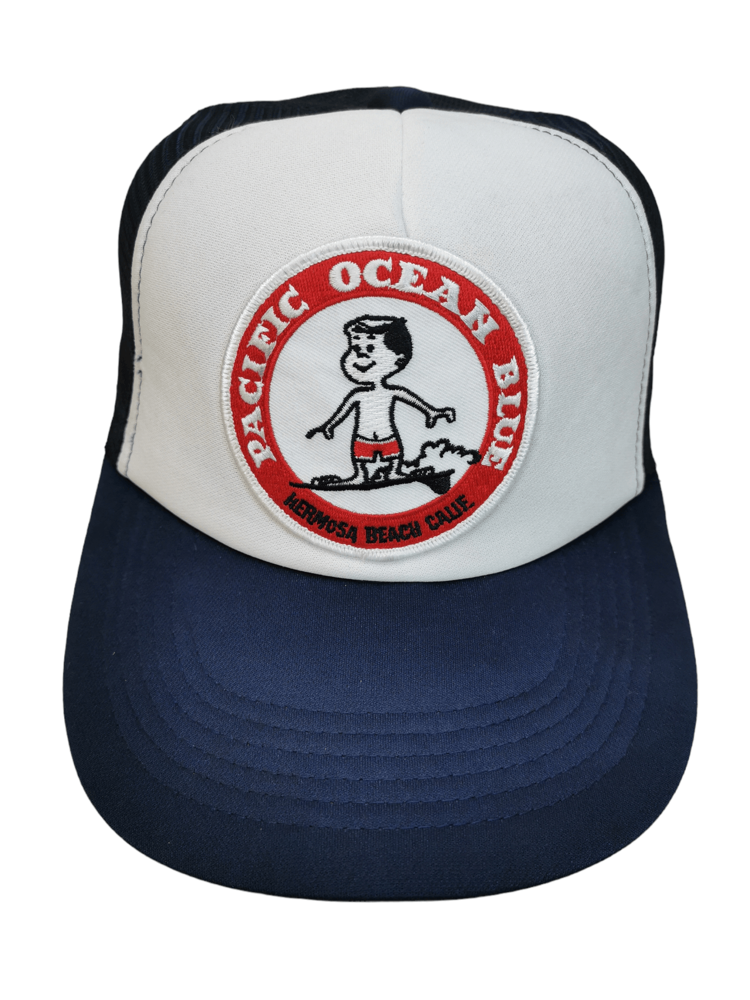 Designer × Ocean Pacific PACIFIC OCEAN BLUE SURF STYLE TRUCKER HAT CAP Size ONE SIZE - 1 Thumbnail