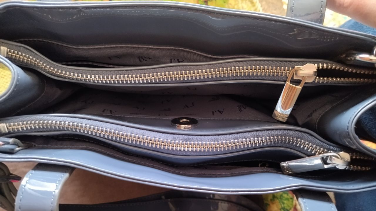 Armani Vintage Armani jeans shoulder bag in grey colour Size ONE SIZE - 6 Thumbnail