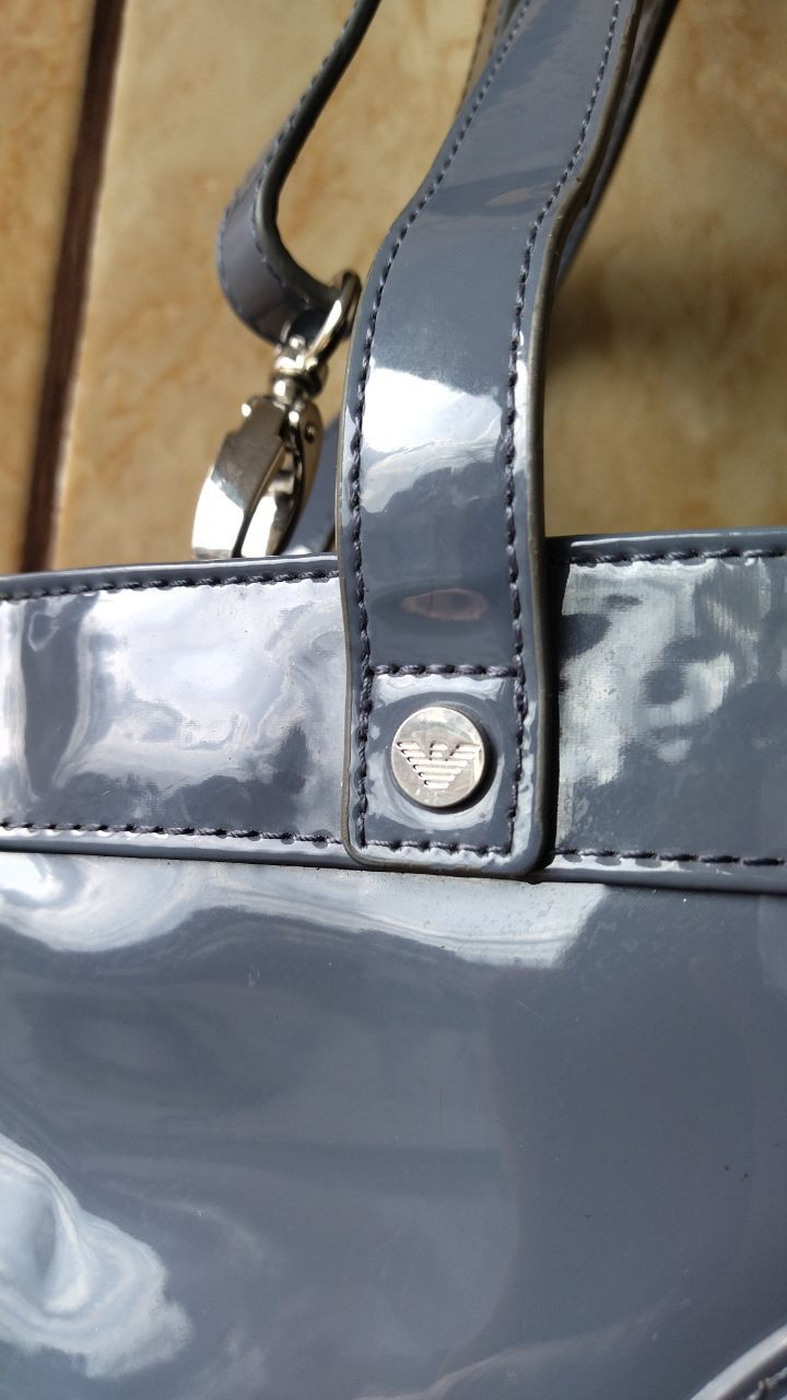 Armani Vintage Armani jeans shoulder bag in grey colour Size ONE SIZE - 4 Thumbnail