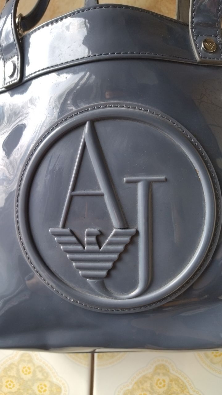 Armani Vintage Armani jeans shoulder bag in grey colour Size ONE SIZE - 2 Thumbnail