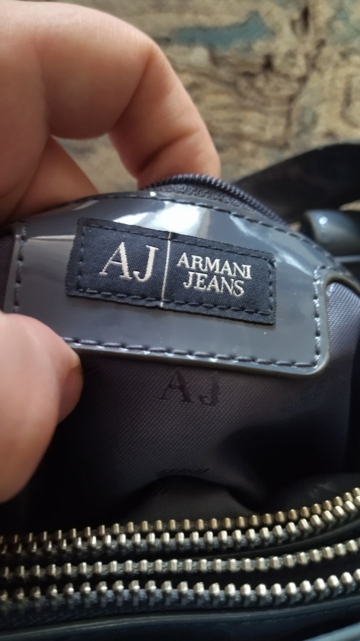 Armani Vintage Armani jeans shoulder bag in grey colour Size ONE SIZE - 8 Thumbnail