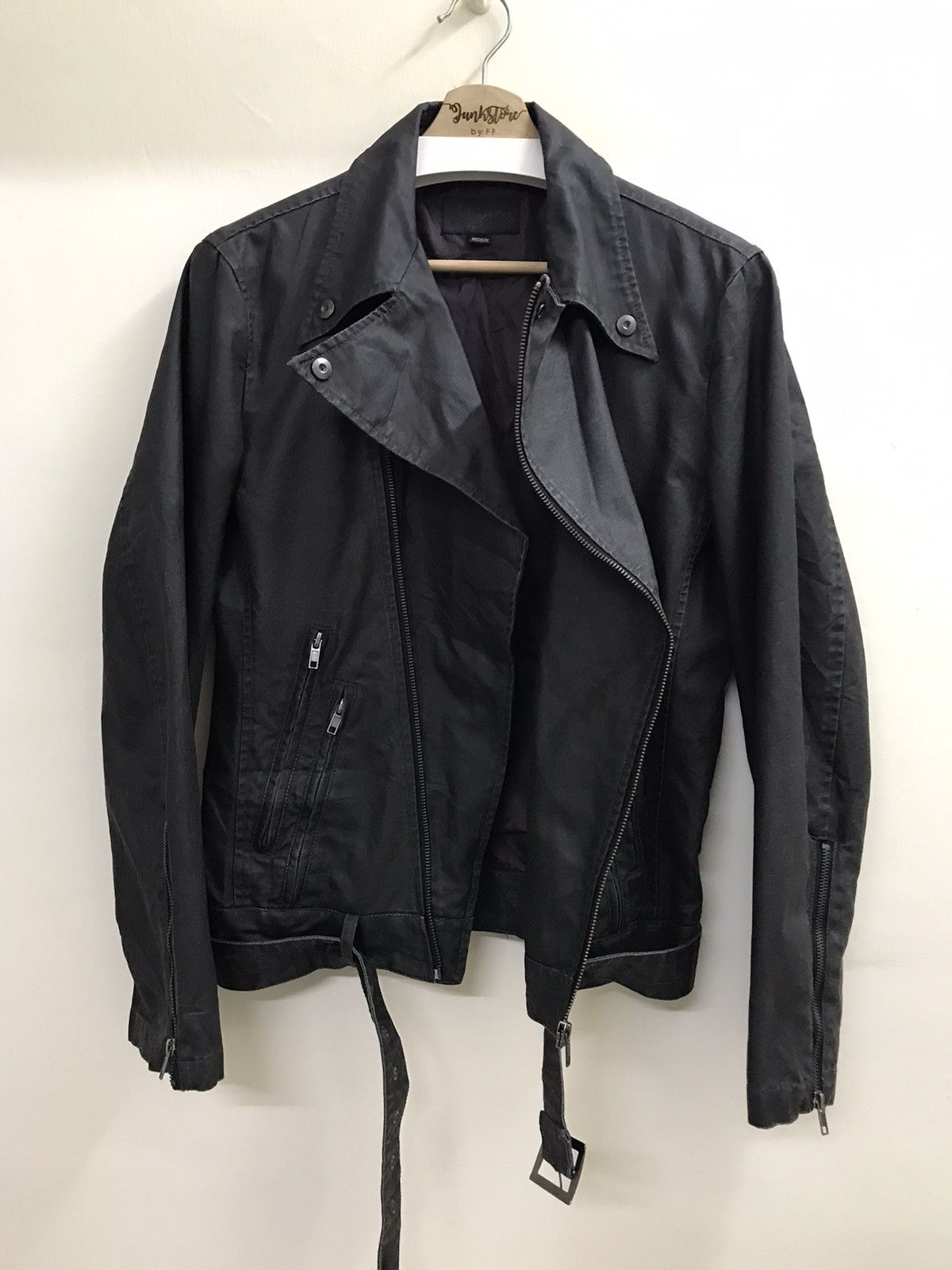 Japanese Brand × Mossimo Mossimo Japan Biker Jacket Waterproof Jacket Size US M / EU 48-50 / 2 - 9 Thumbnail