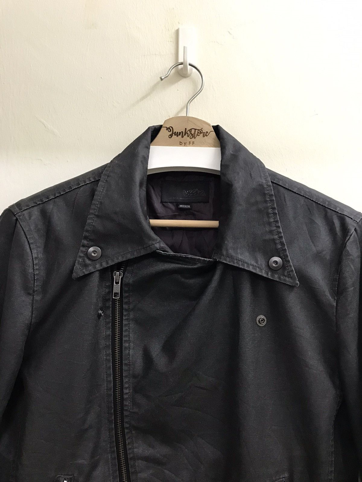 Japanese Brand × Mossimo Mossimo Japan Biker Jacket Waterproof Jacket Size US M / EU 48-50 / 2 - 7 Thumbnail