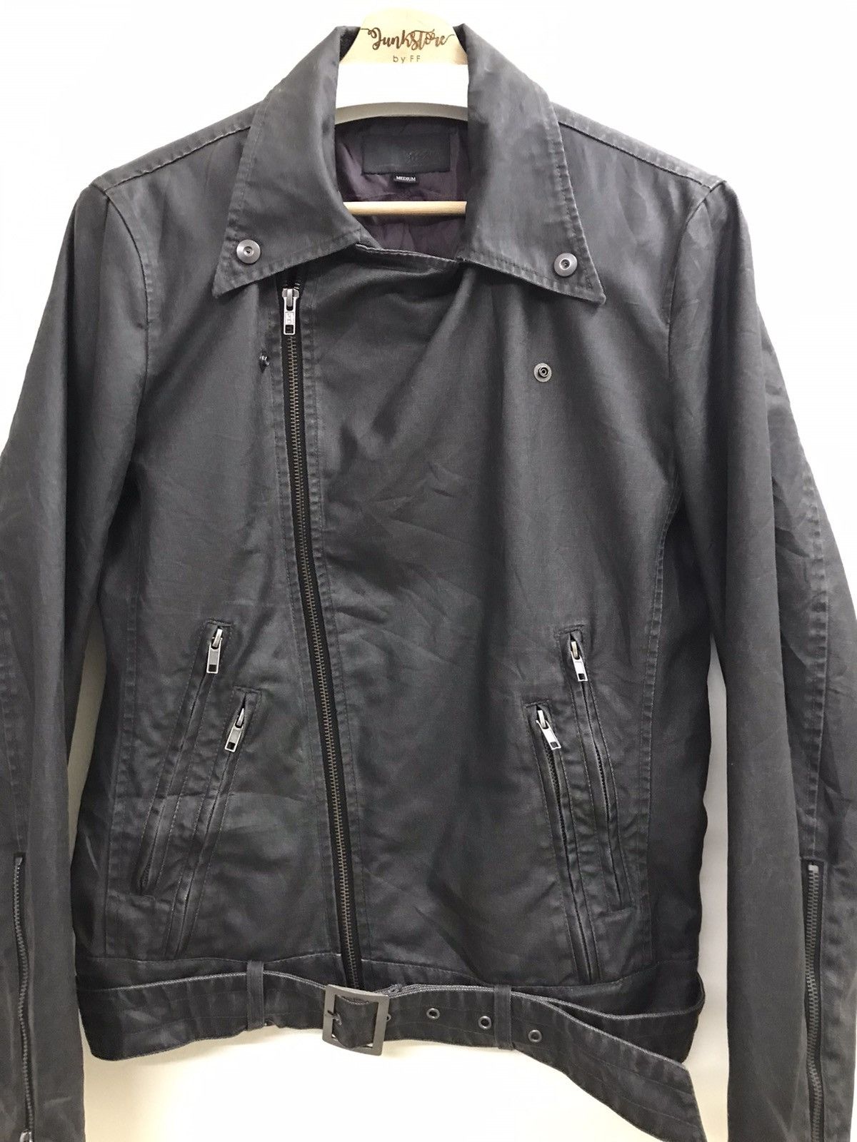 Japanese Brand × Mossimo Mossimo Japan Biker Jacket Waterproof Jacket Size US M / EU 48-50 / 2 - 3 Thumbnail