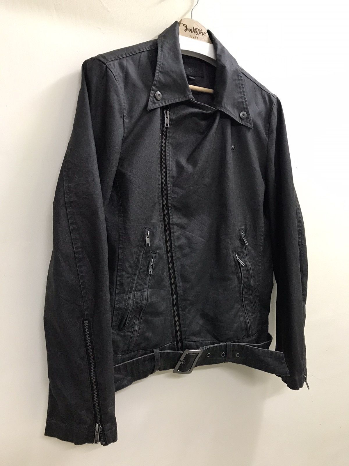 Japanese Brand × Mossimo Mossimo Japan Biker Jacket Waterproof Jacket Size US M / EU 48-50 / 2 - 5 Thumbnail